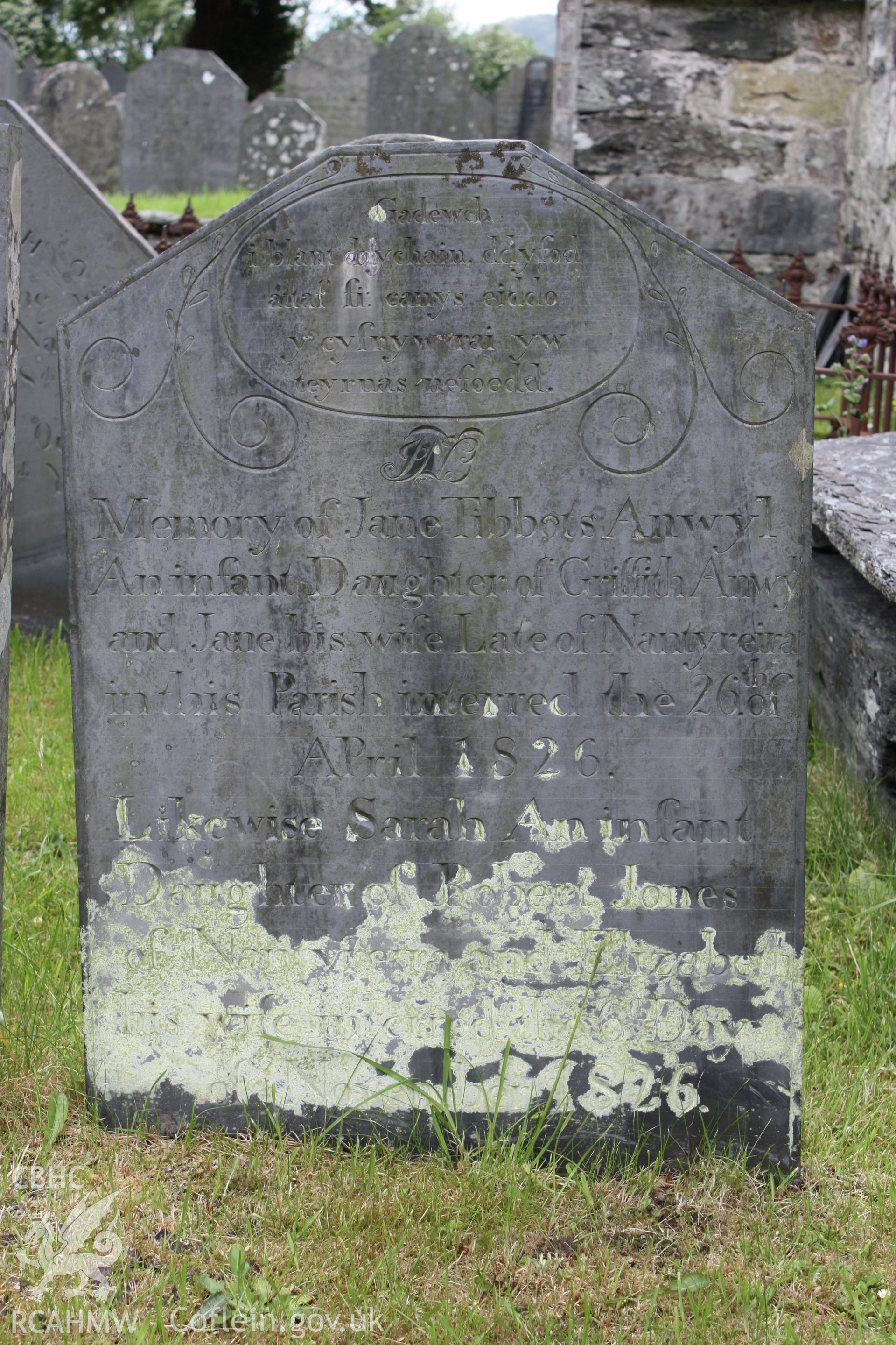 Detail of gravestone