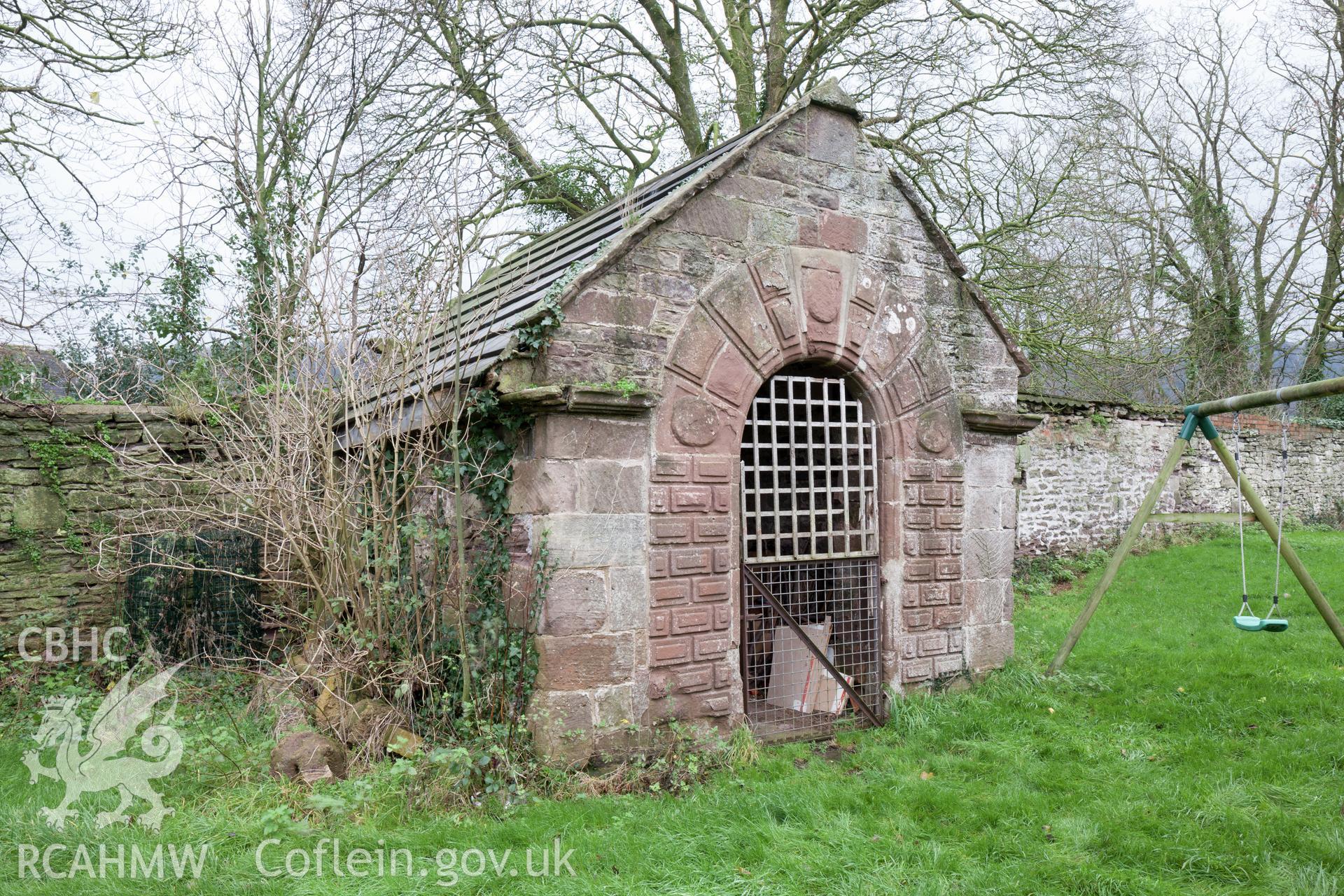 Entrance gateway to walled garden (from inside)