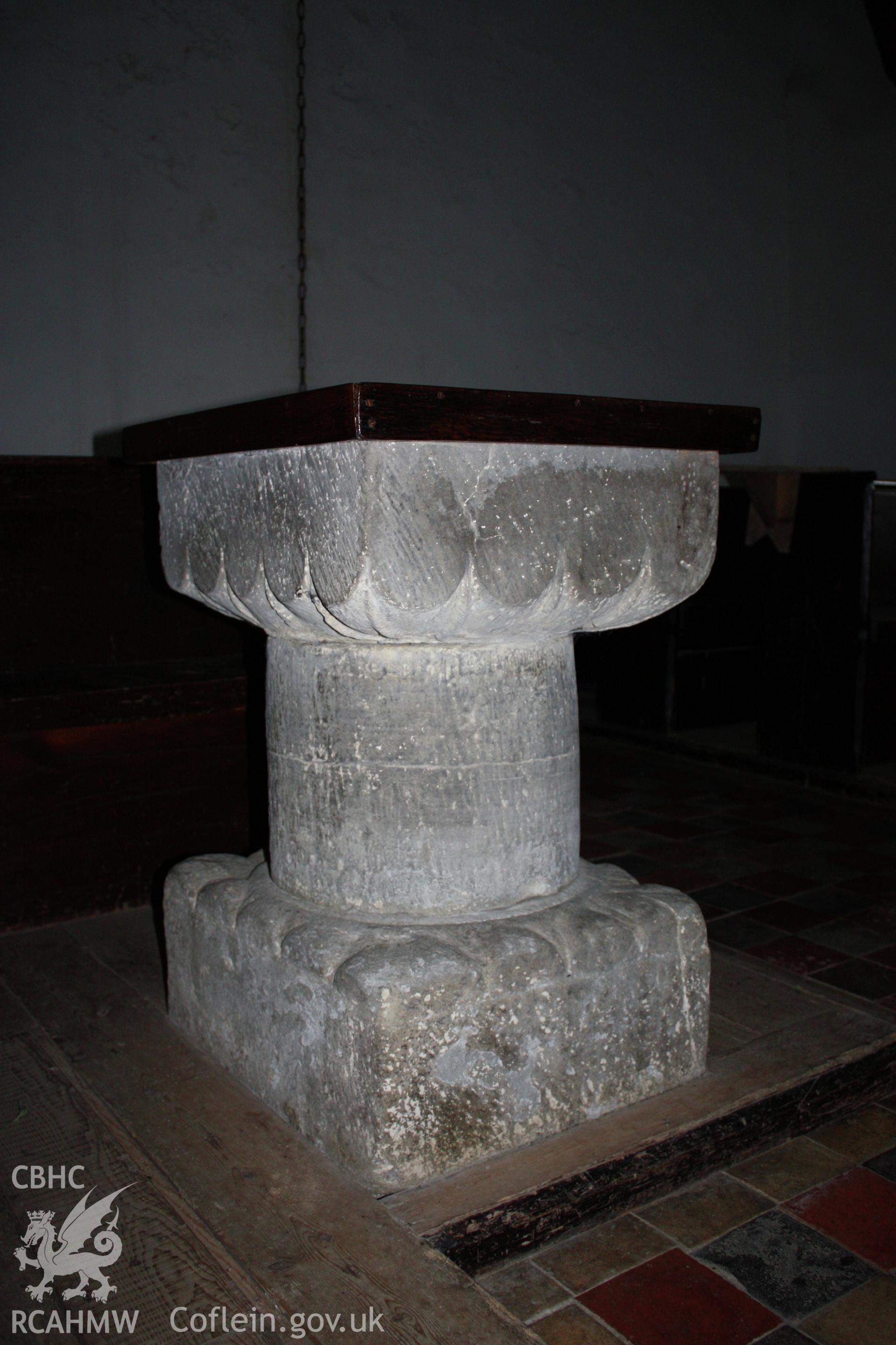 Detail of font