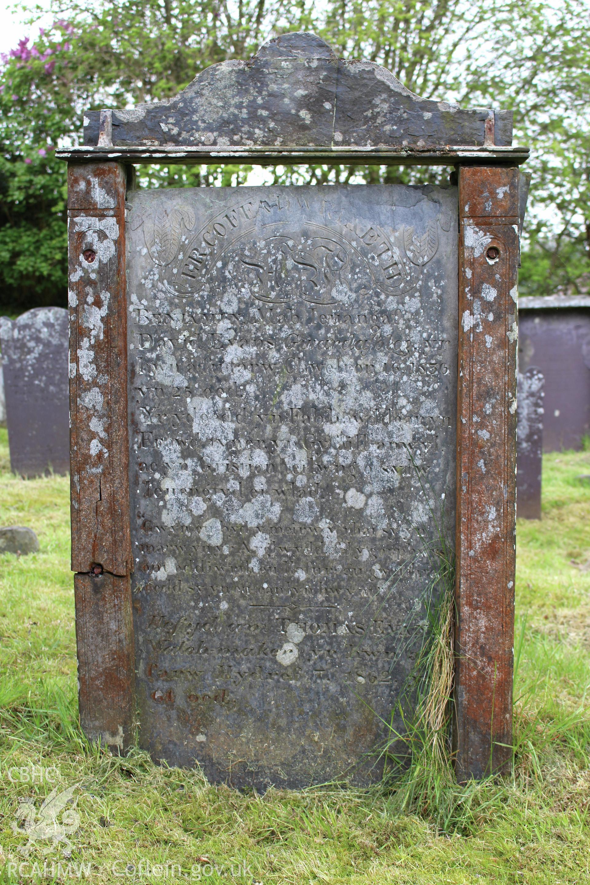 Gravestone of Benjamin & Thomas Evans