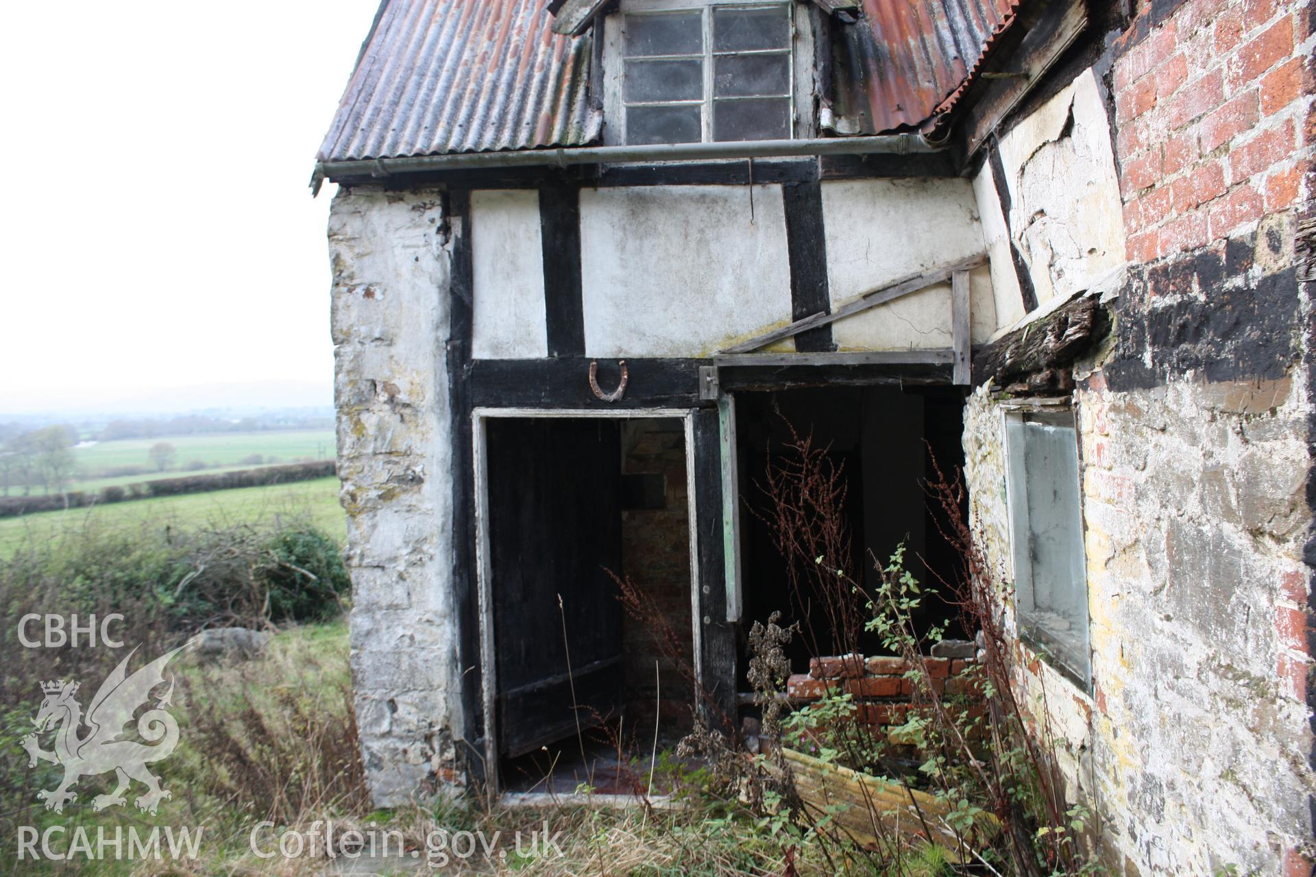 Doorway entrance north elevation