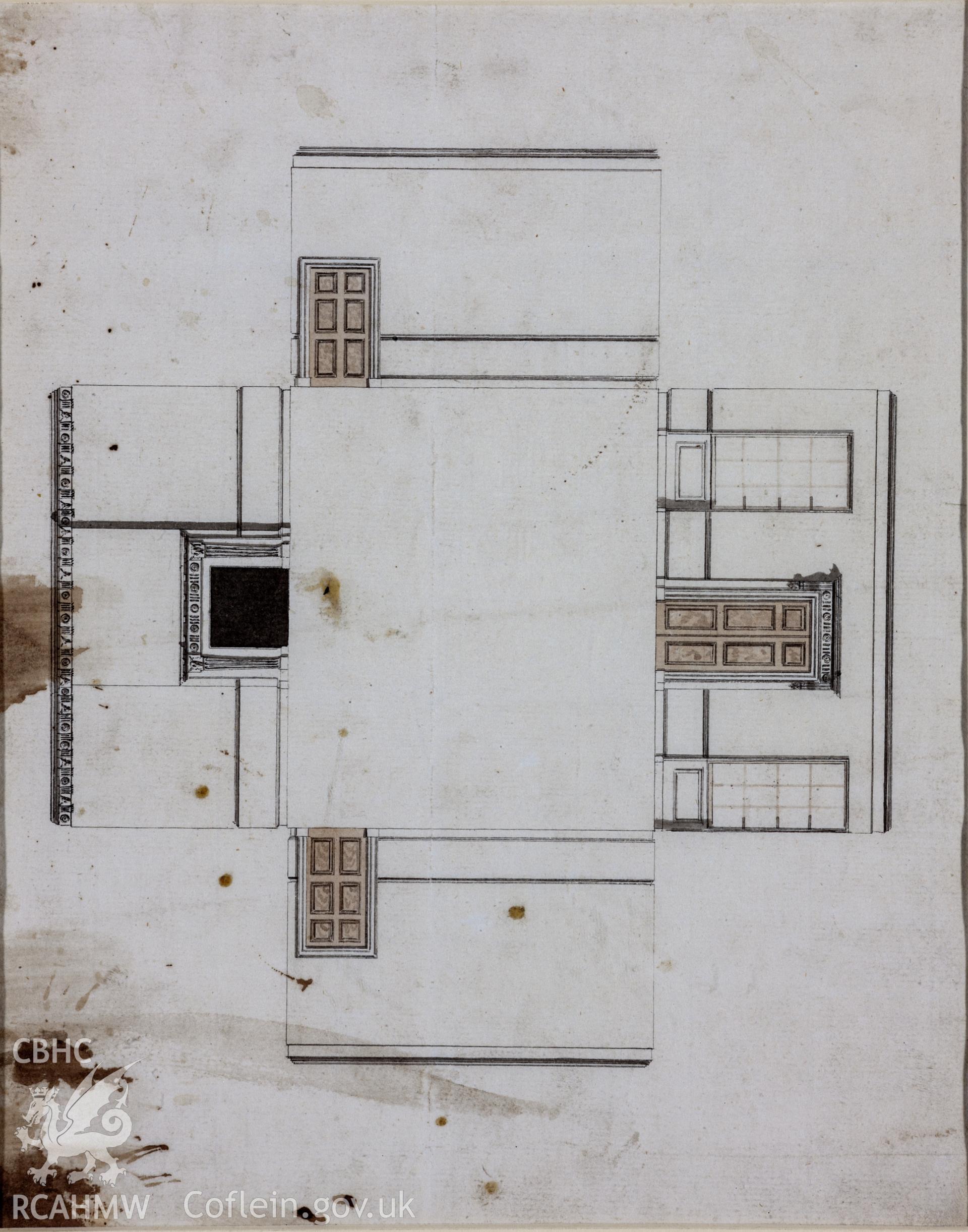 Original architects plans.