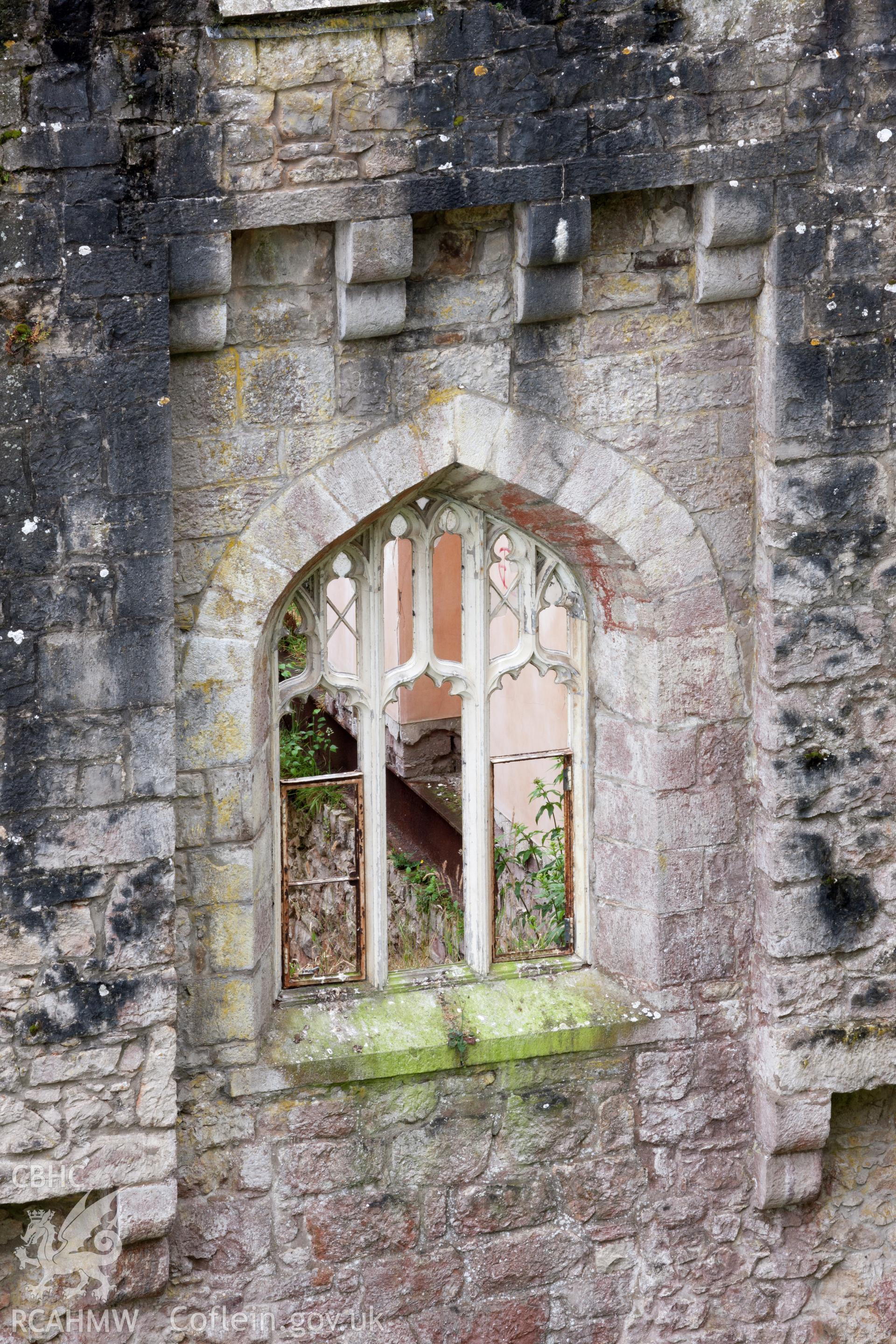 Detail of cast-iron window frame