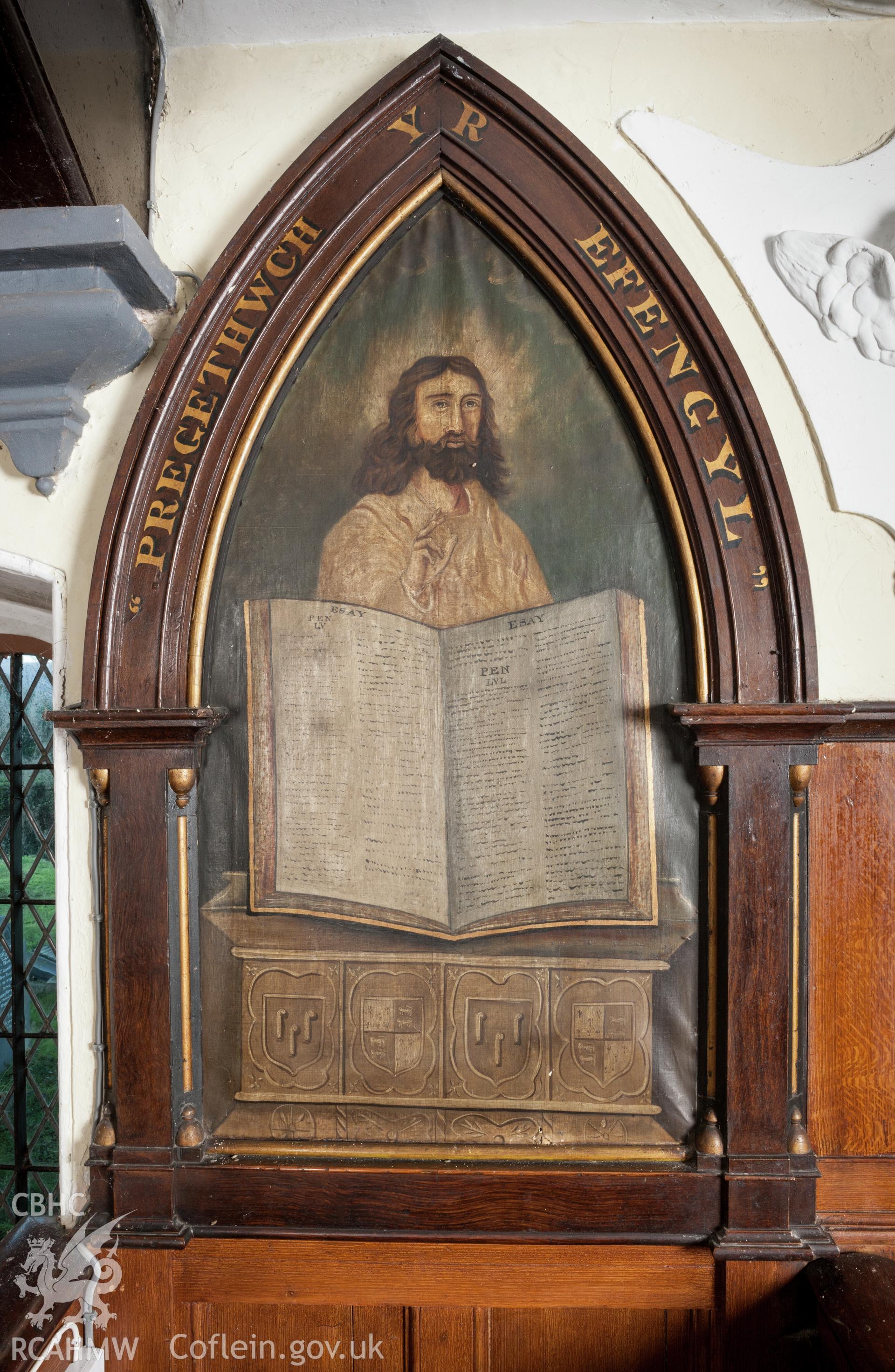 Painting on left side