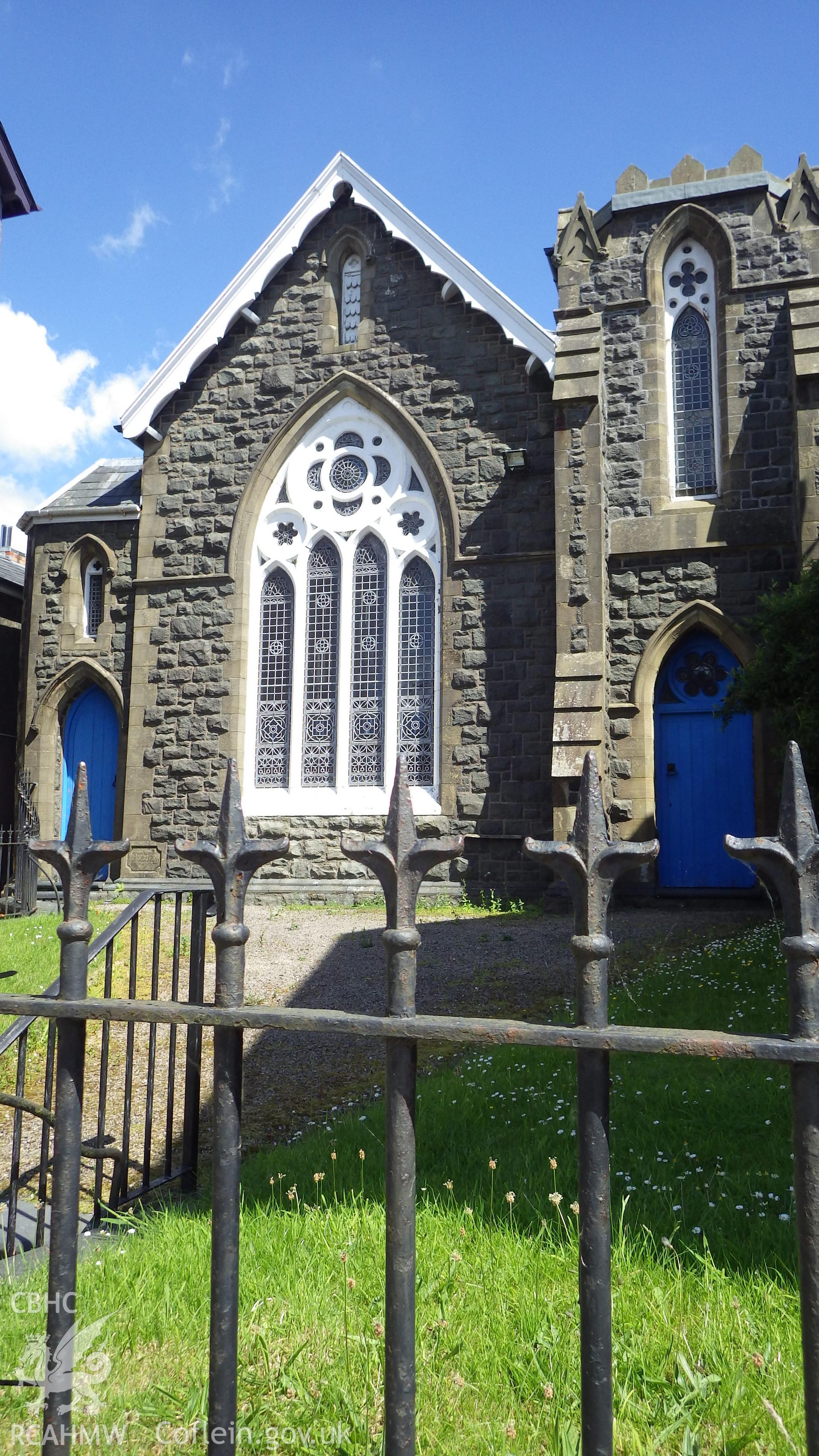 Front elevation and railings (portrait view)