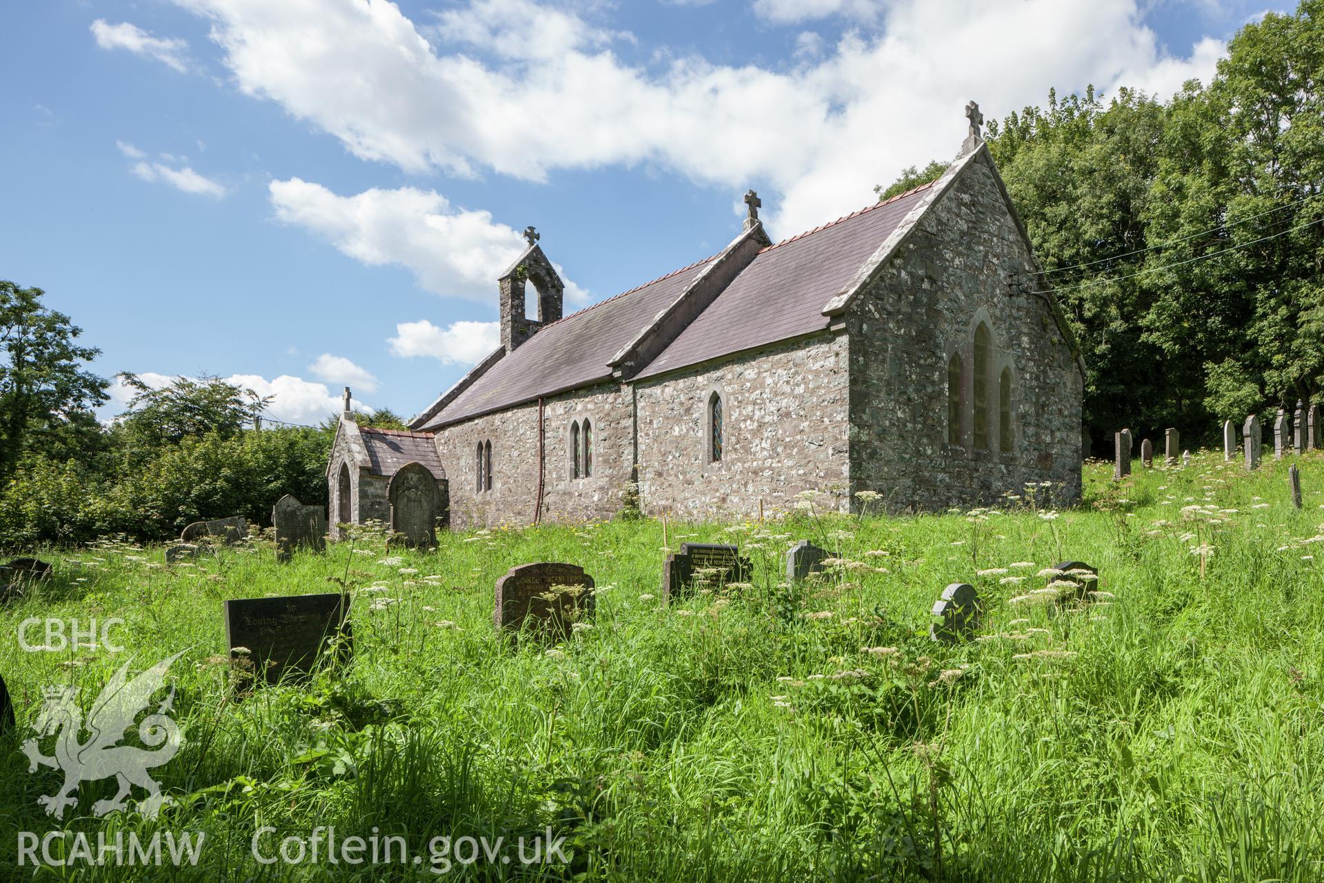 Exterior from the east