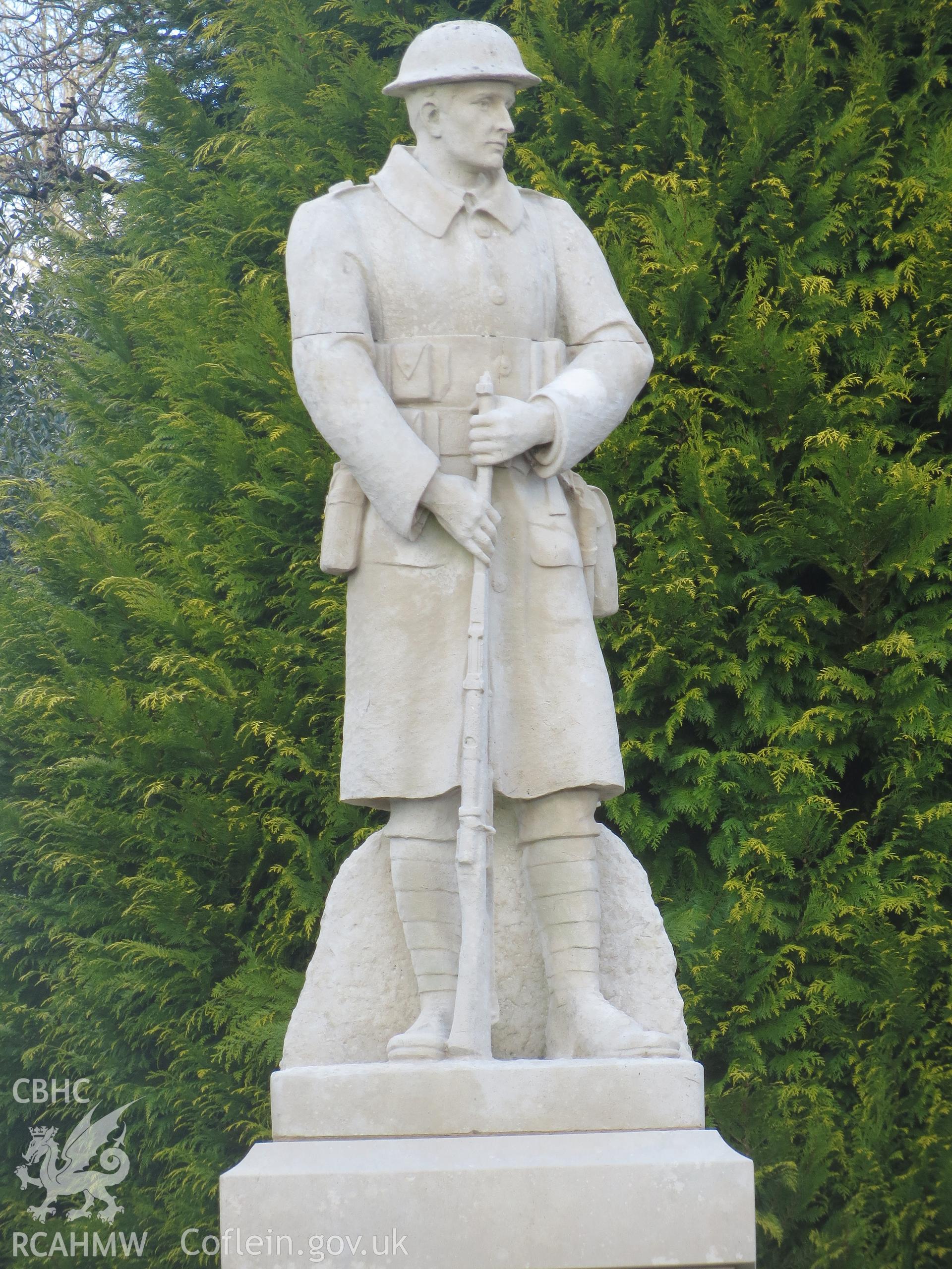 Detail of statue.