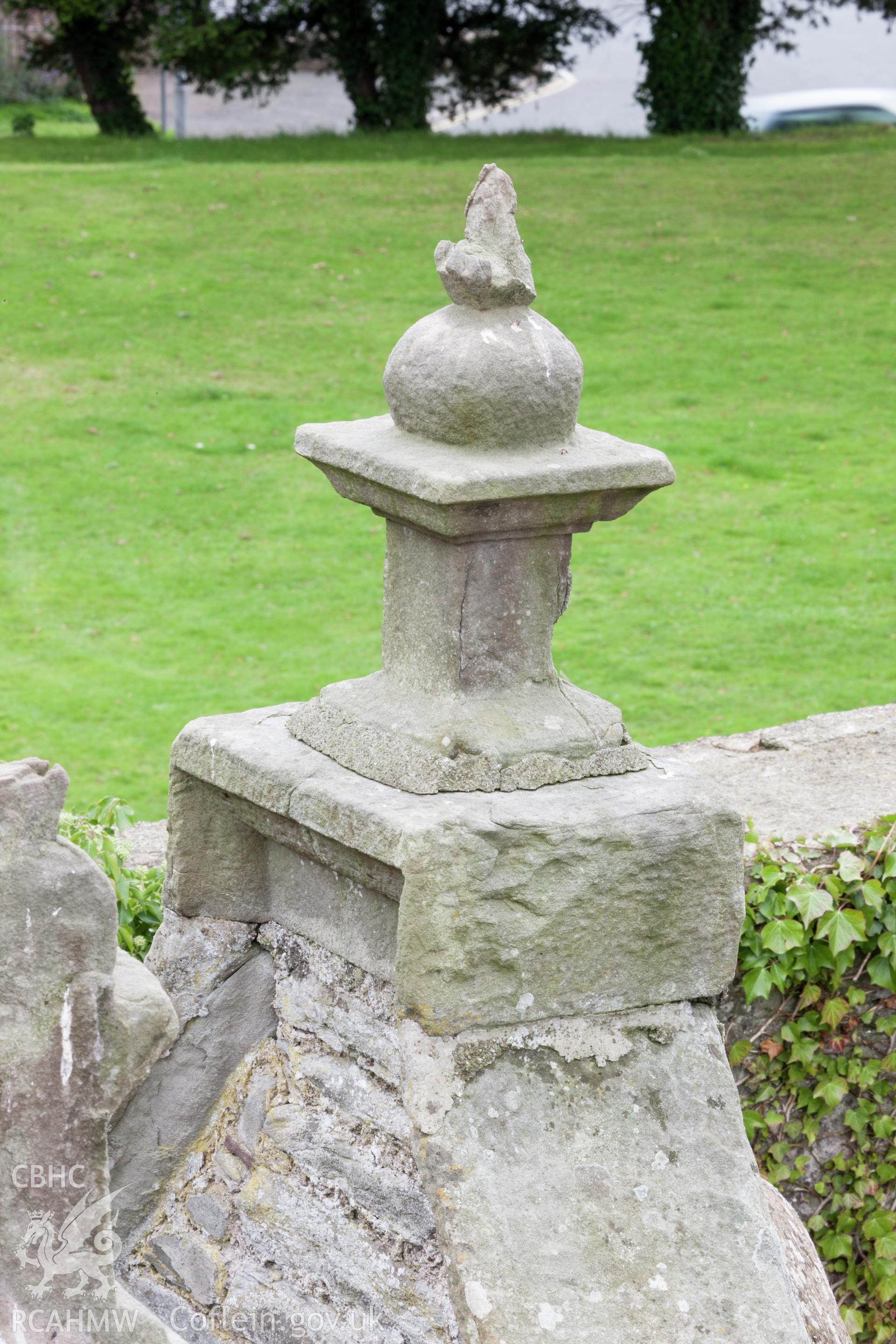 Detail of finial decoration