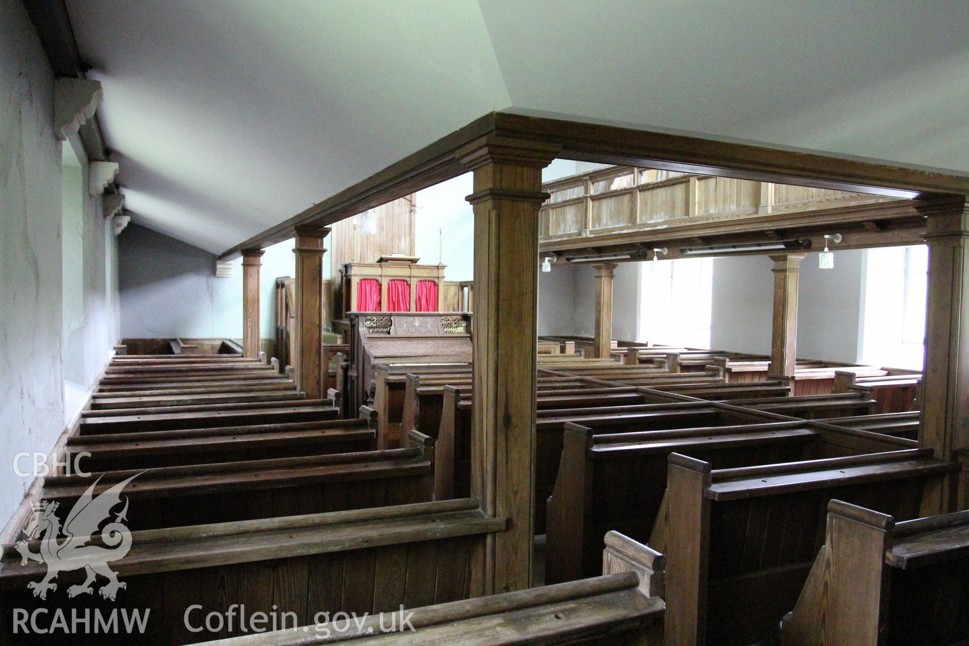 Interior of chapel looking north-west from south-east corner