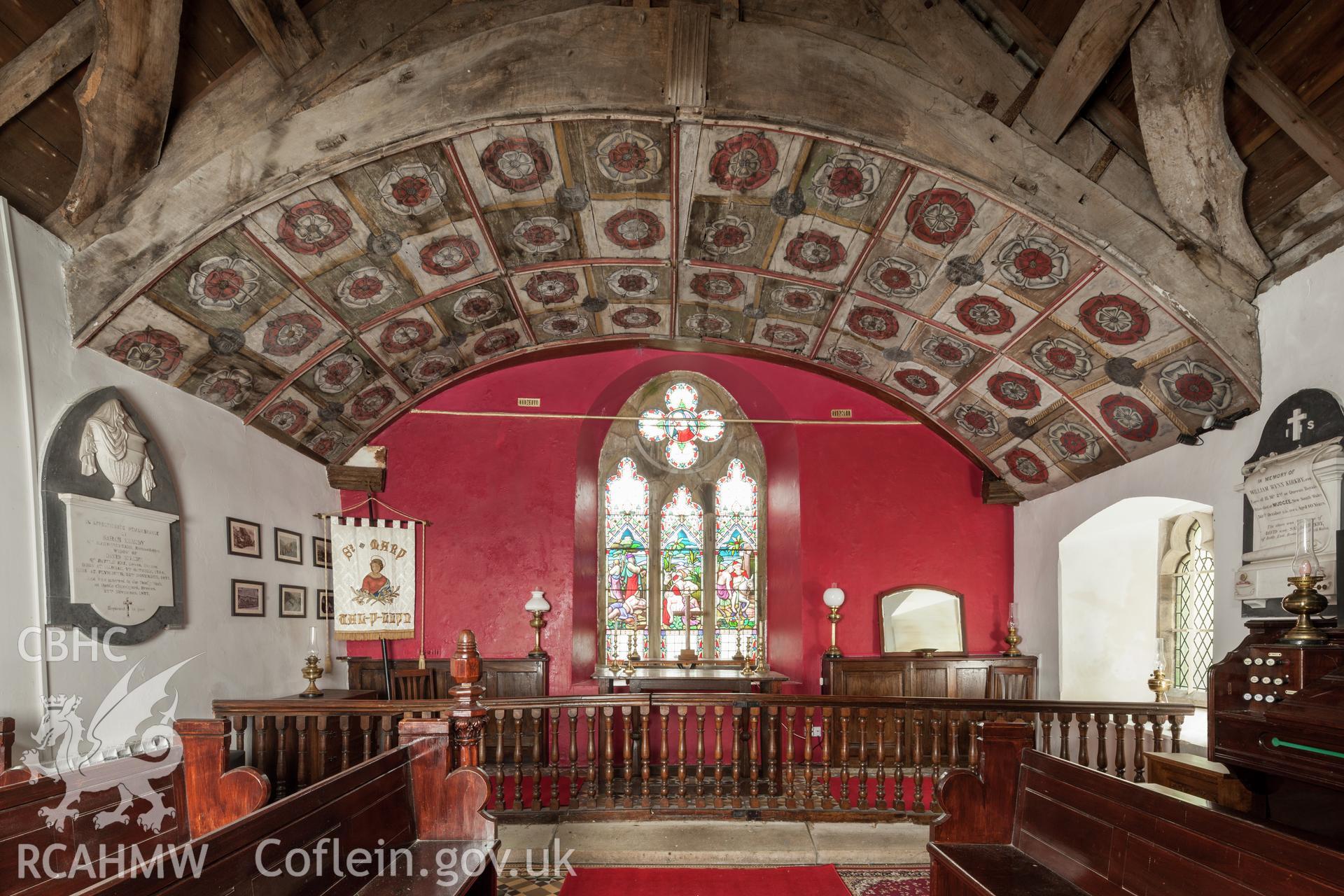 Interior viewed from the south southwest