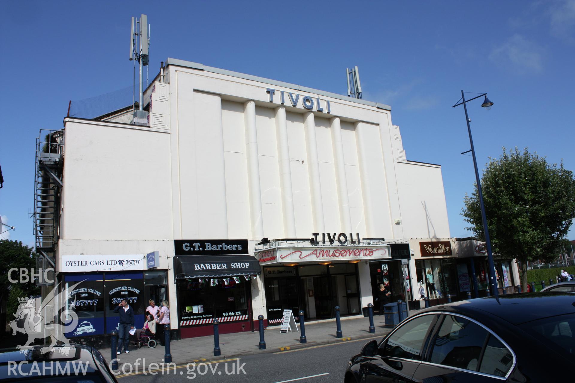Tivoli Cinema, Mumbles. Entrance facade.