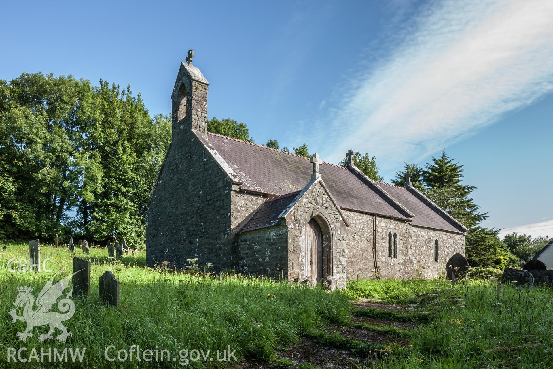 Exterior from the south southwest