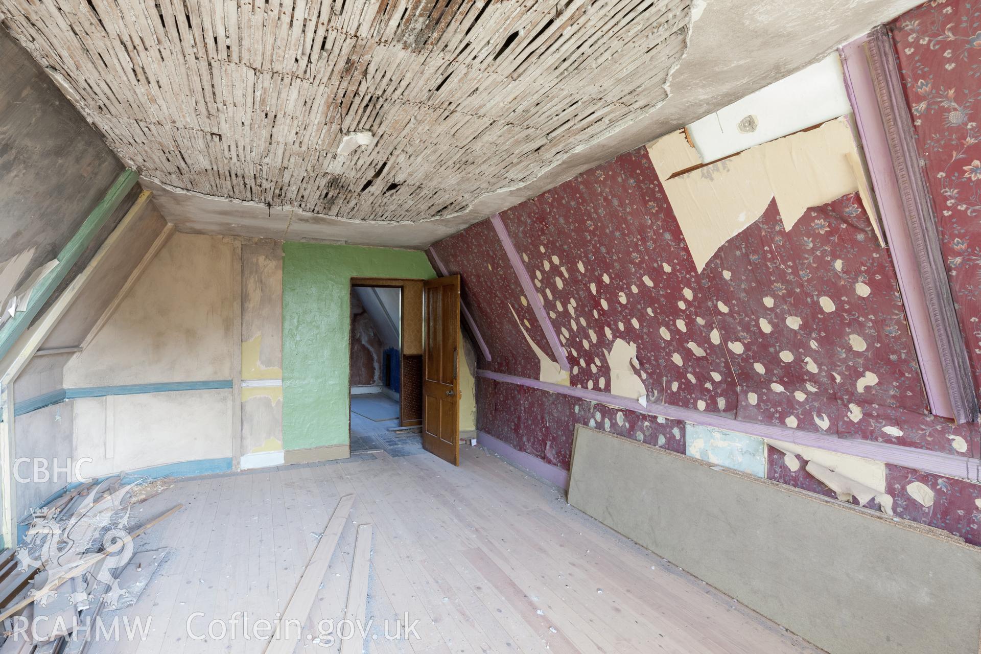 Interior, top floor, servants quarters