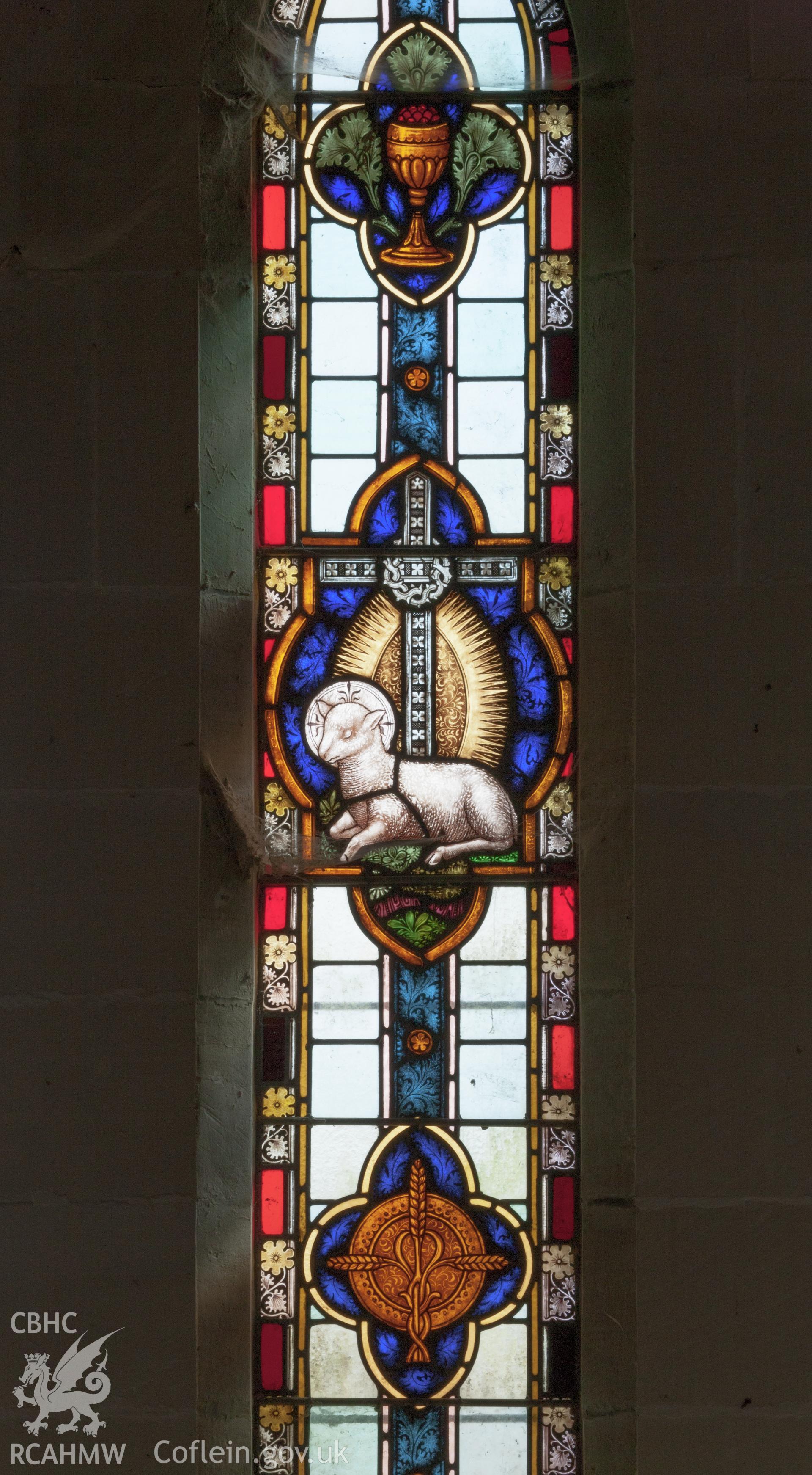 East window, detail