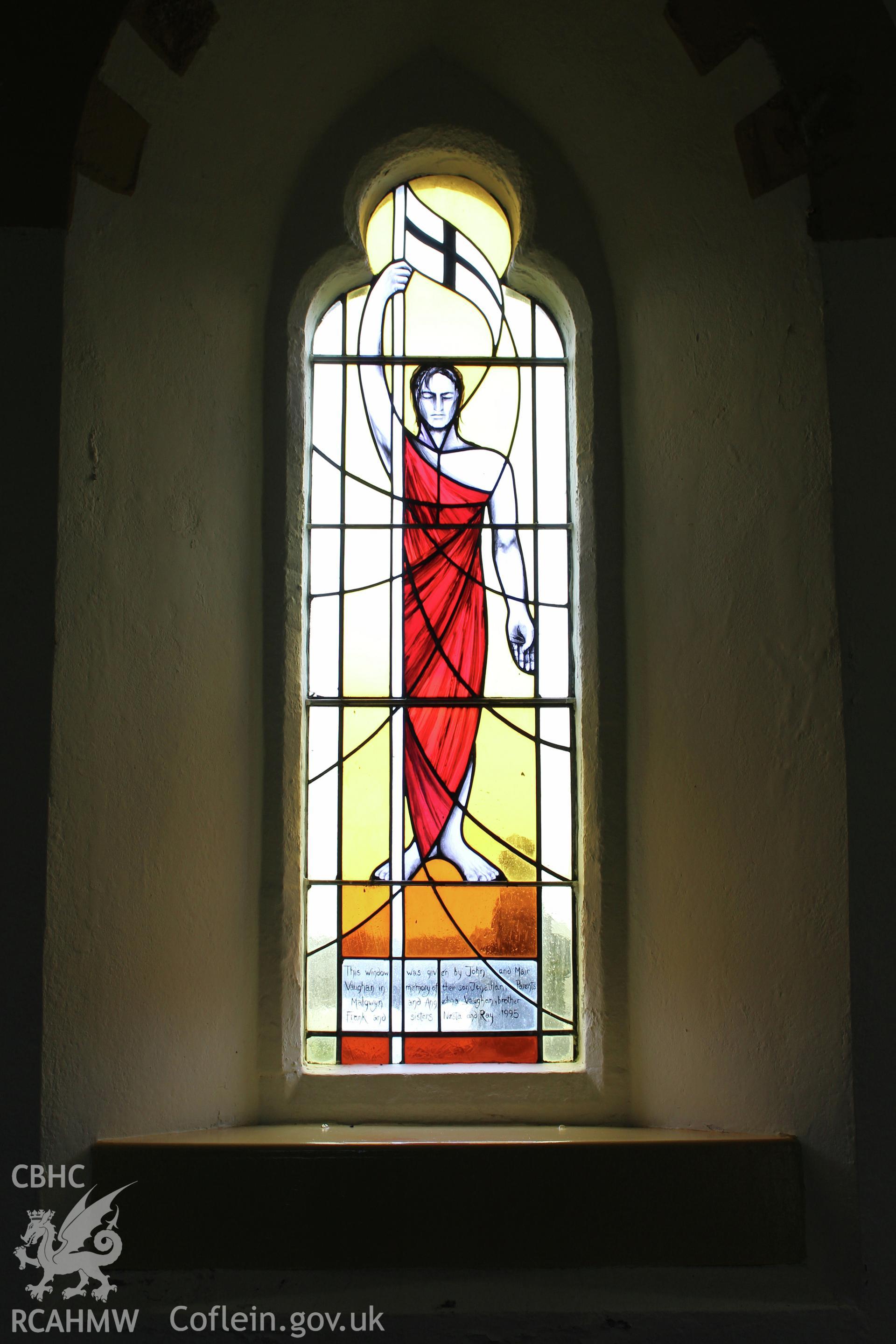 Detail of window: The Resurrection by Caroline Loveys 1995-96
