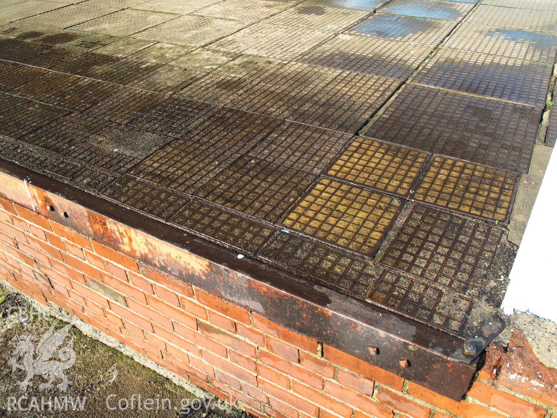 Detail of deck construction, Ffairfach Creamery.