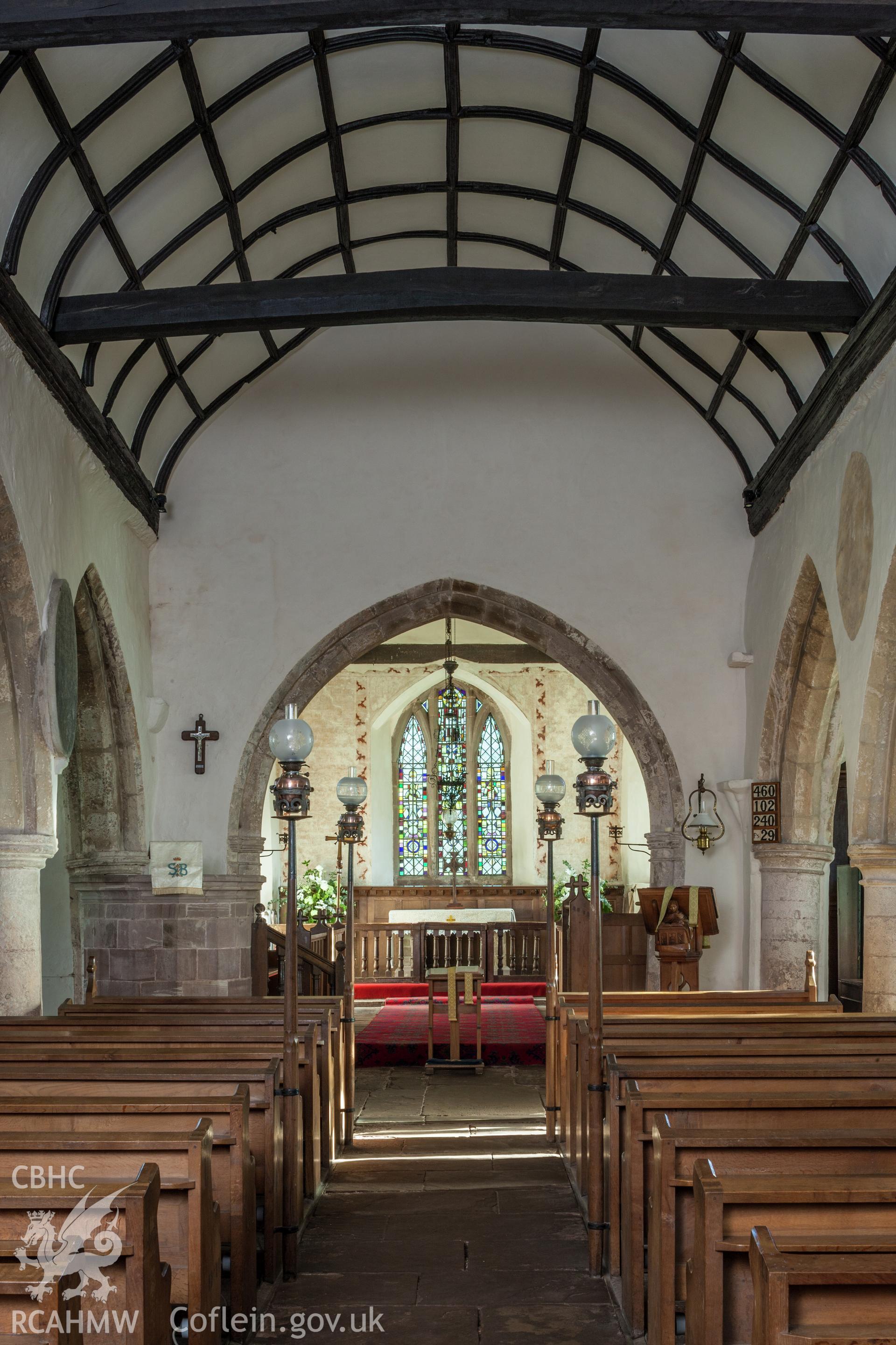 Looking down the nave towards the chancel