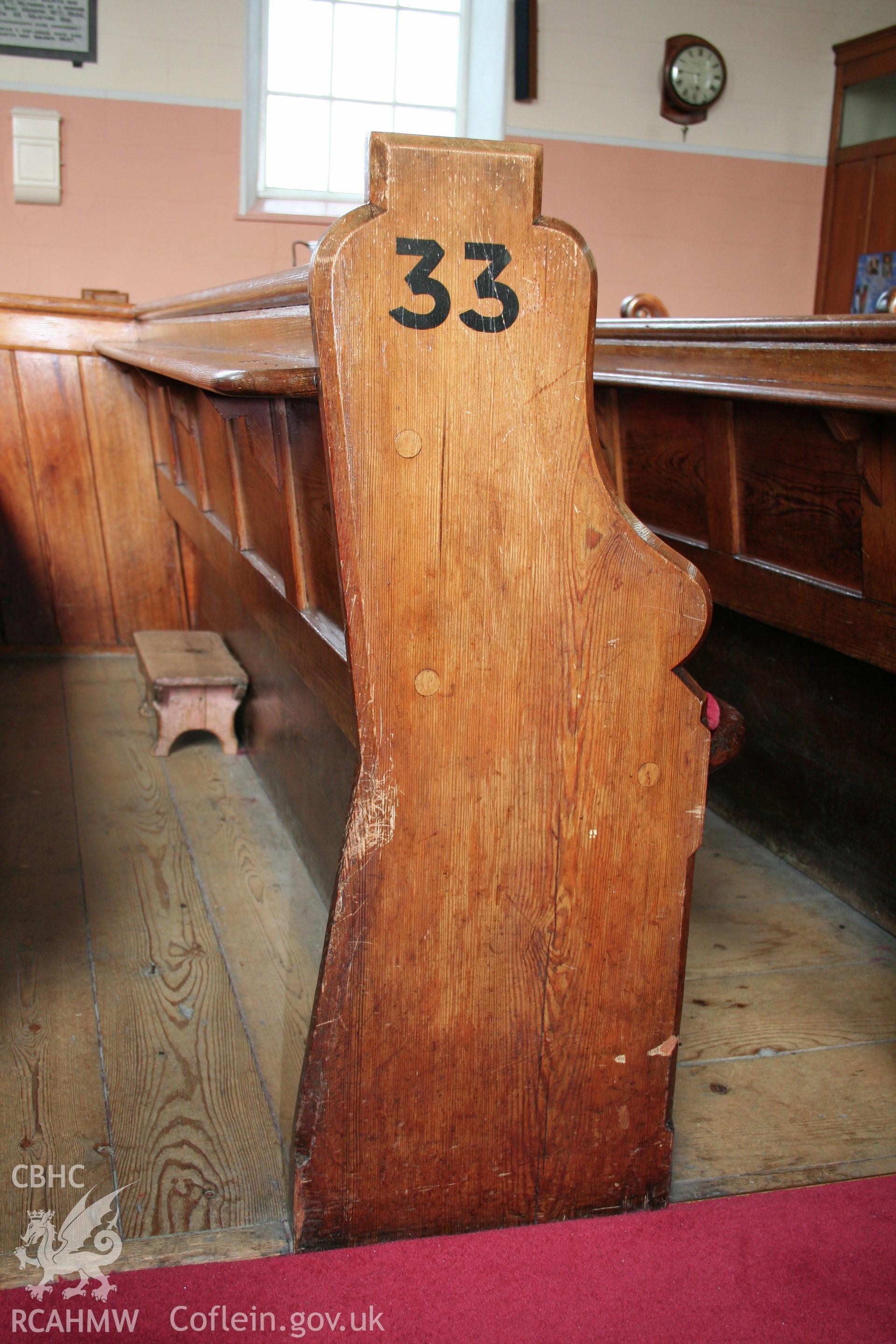 Detail of pew end