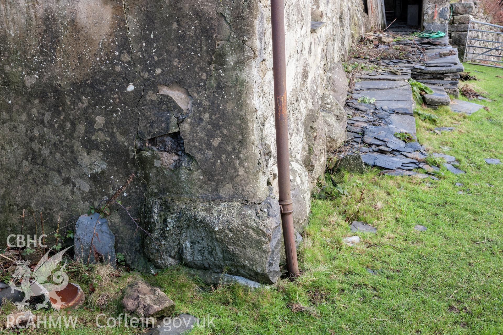 House footings from the southwest