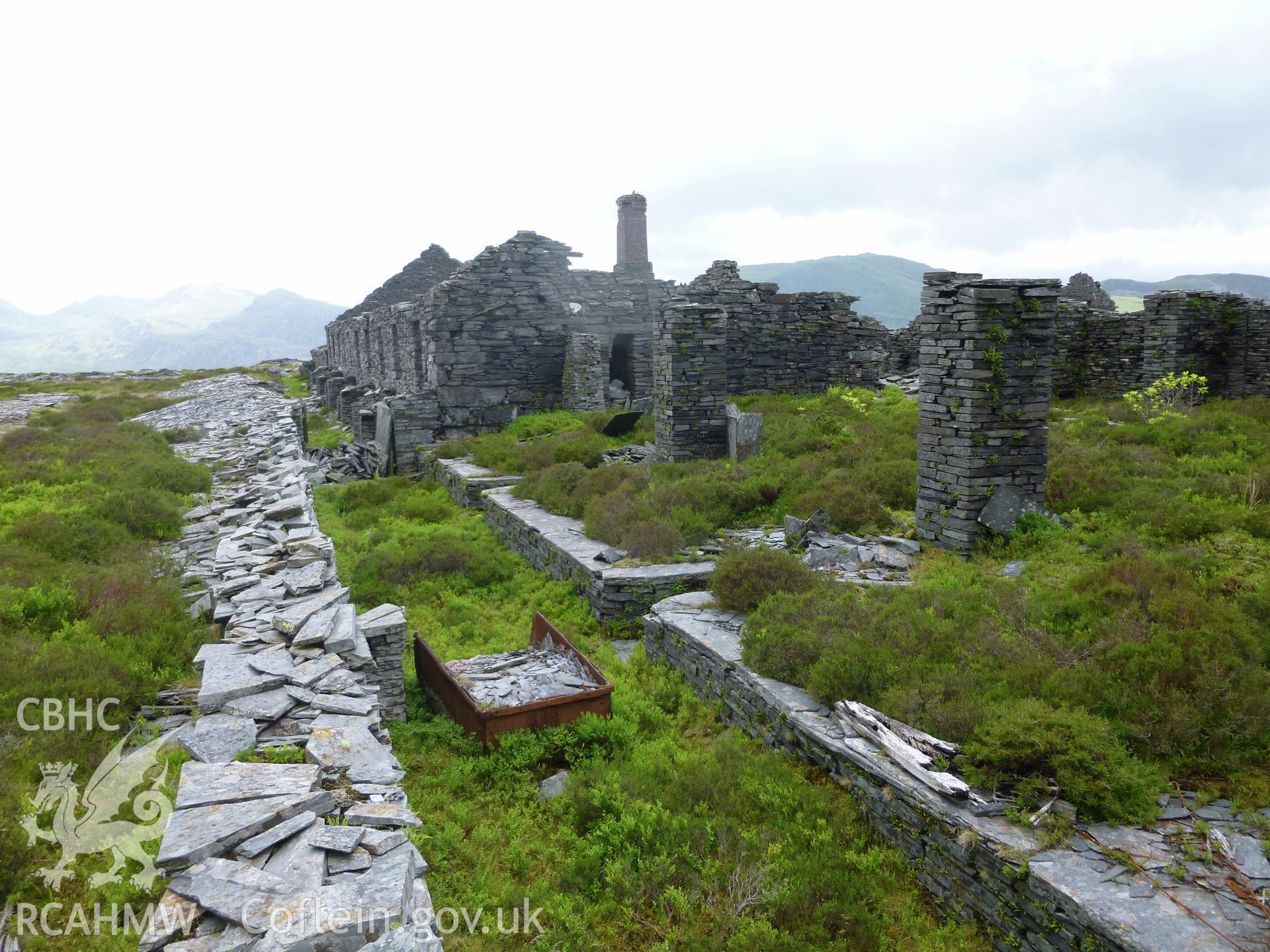 View looking west across the southern end of the mill.