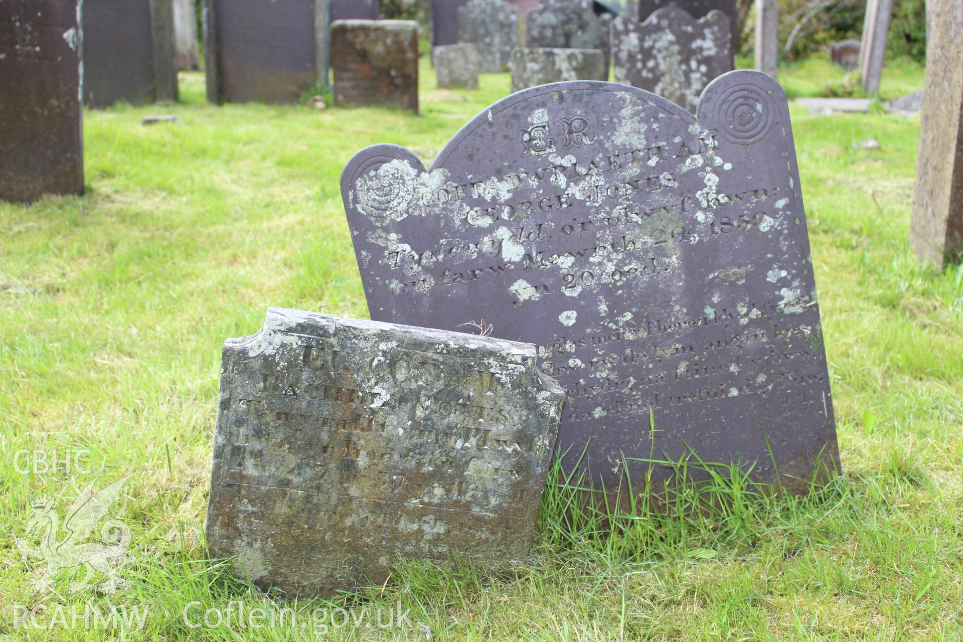 Gravestones of Rachel Jones & George Jones