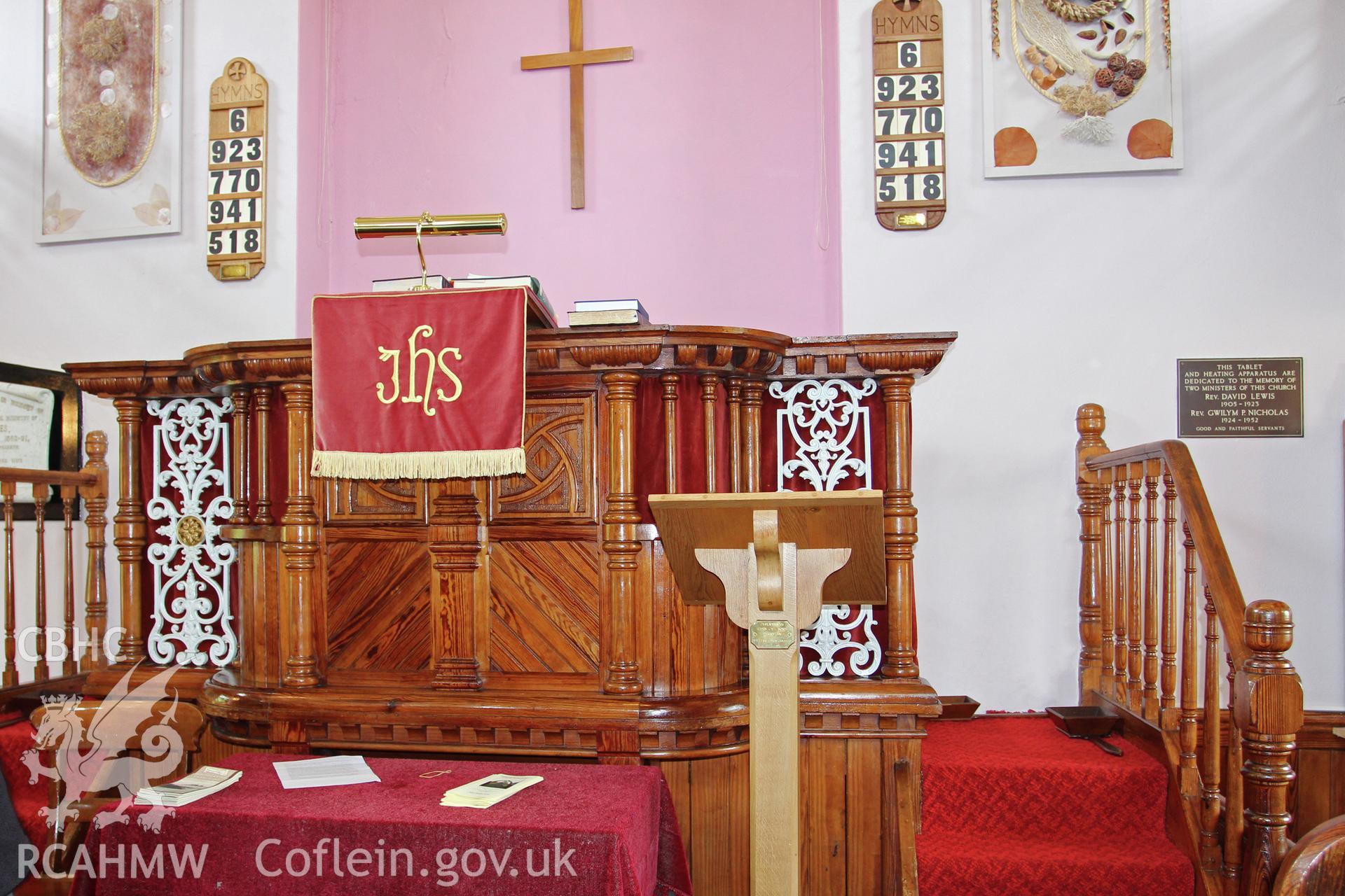 Detail of pulpit