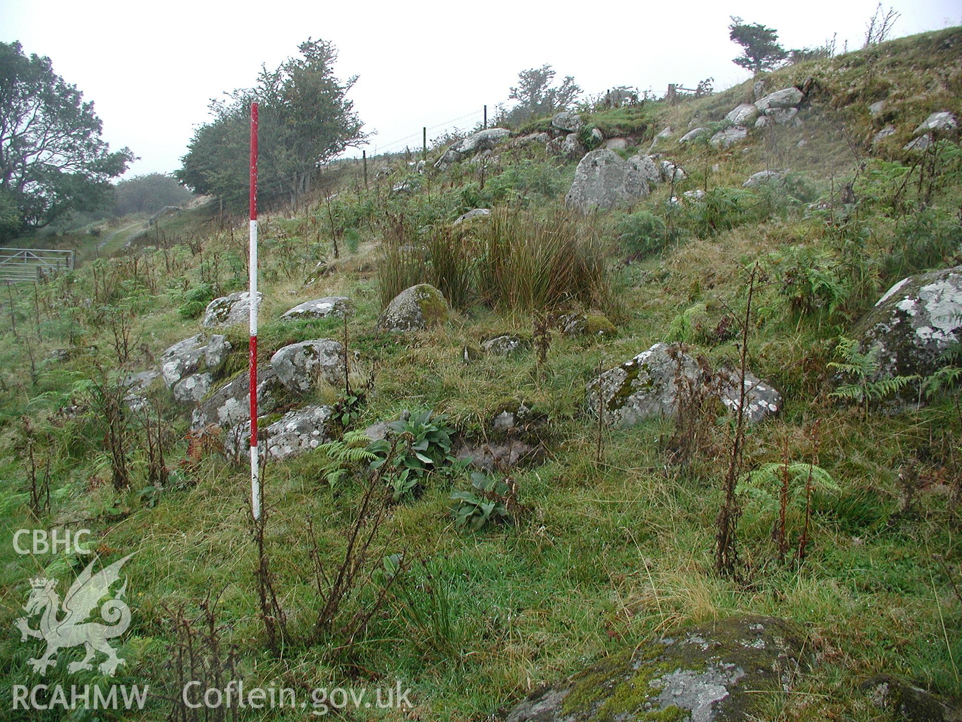 Digital photograph of Ardda Enclosure V taken on 11/09/2003 by Cambrian Archaeological Projects during the Eastern Snowdonia Upland Survey