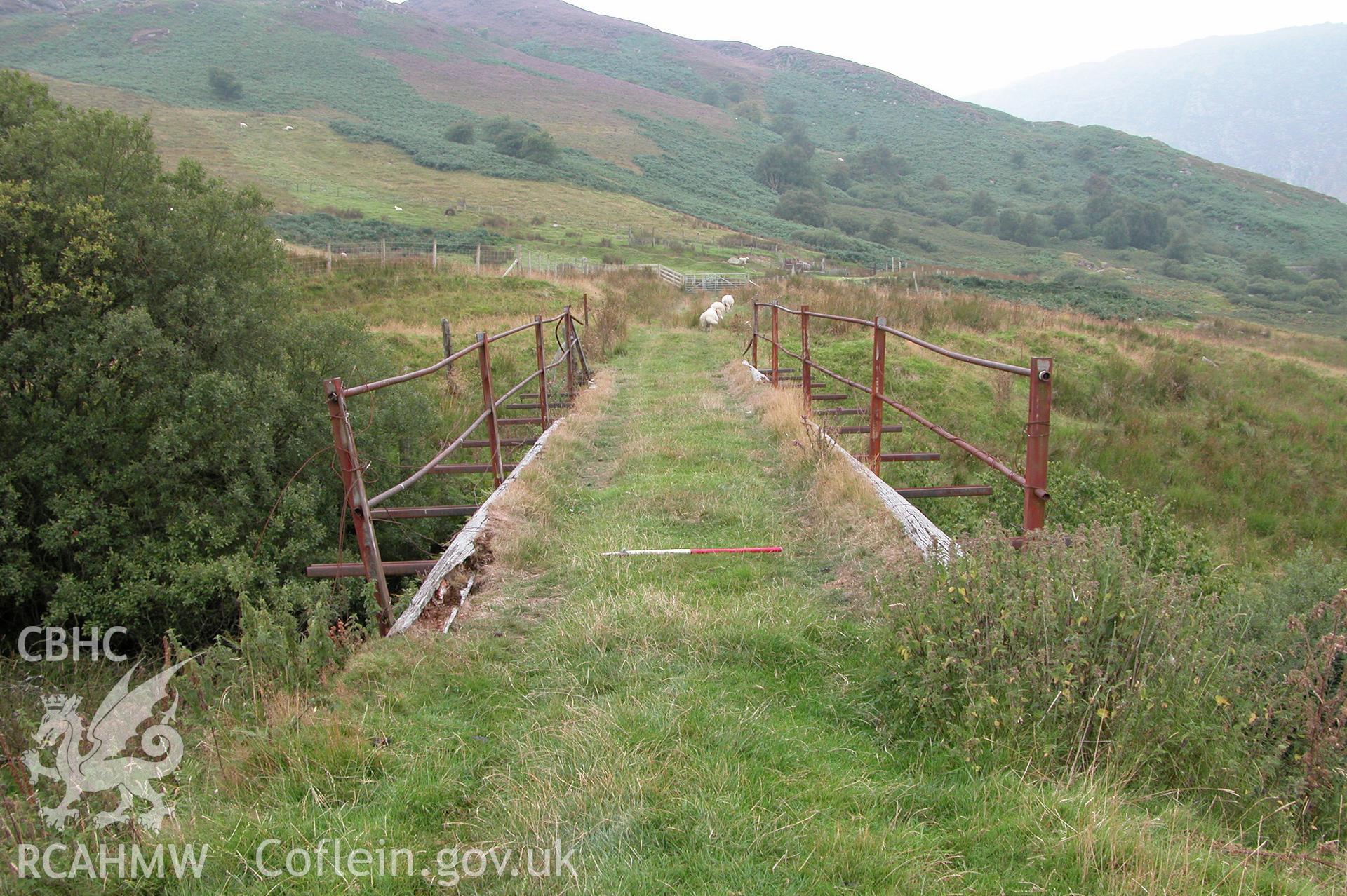 Digital photograph of Afon Porth Llwyd Bridge taken on 09/09/2003 by Cambrian Archaeological Projects during the Eastern Snowdonia Upland Survey