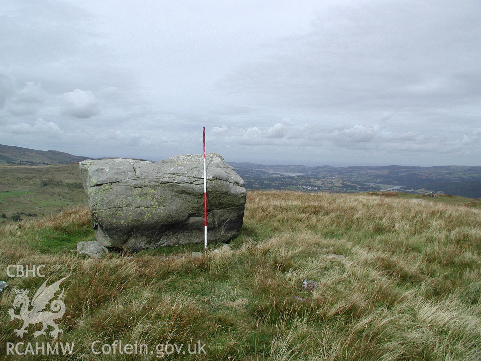 Digital photograph of Waen Bryn-gwenith Stone II taken on 09/09/2003 by Cambrian Archaeological Projects during the Eastern Snowdonia Upland Survey