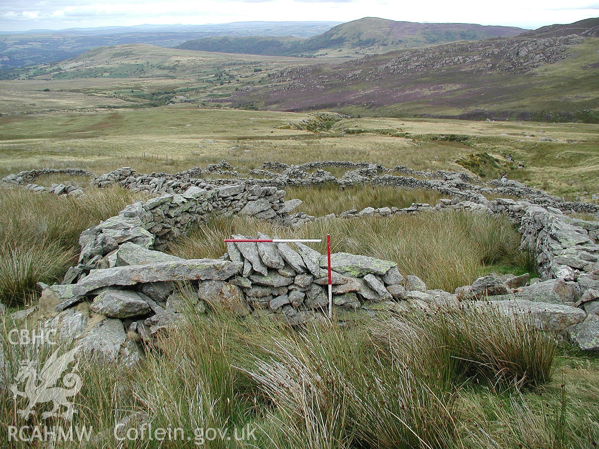 Digital photograph of Afon Garreg Wen Sheepfold taken on 09/09/2003 by Cambrian Archaeological Projects during the Eastern Snowdonia Upland Survey