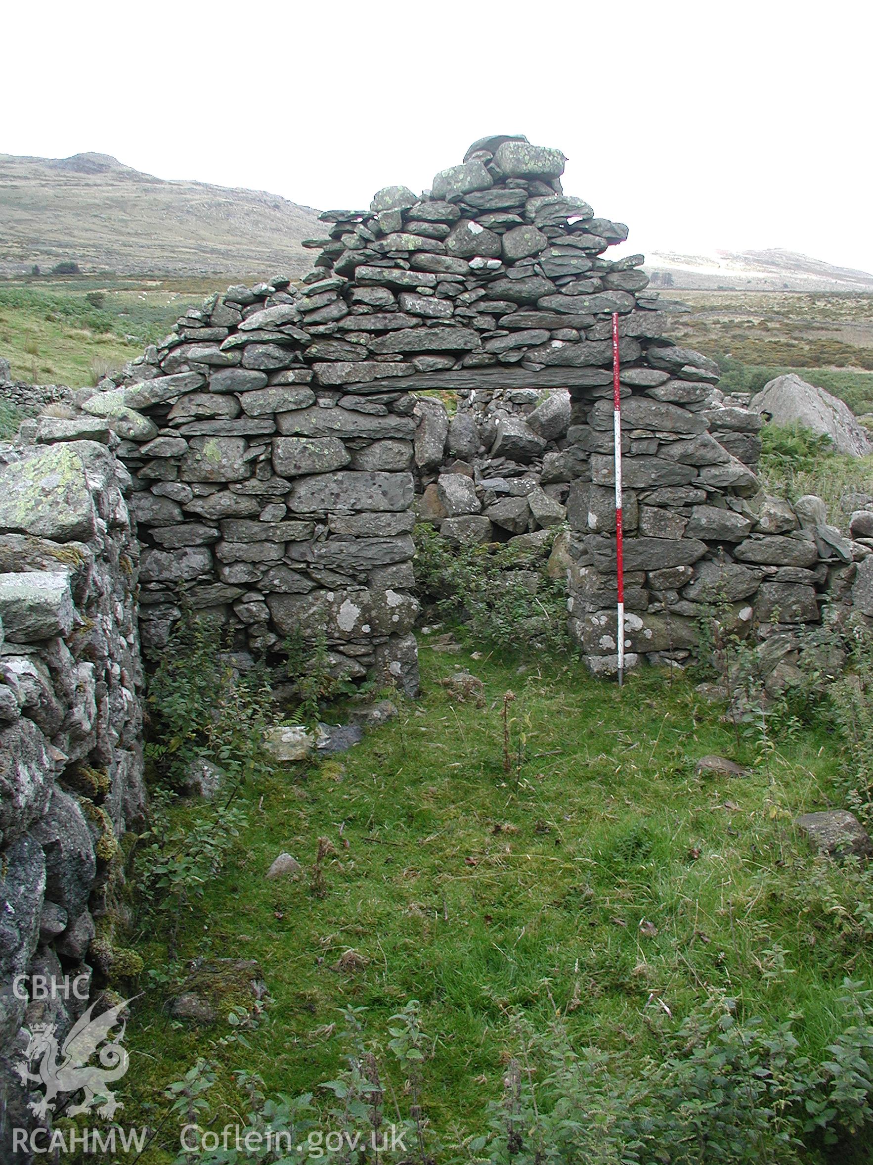 Digital photograph of Maen Eira Farmhouse taken on 09/09/2003 by Cambrian Archaeological Projects during the Eastern Snowdonia Upland Survey