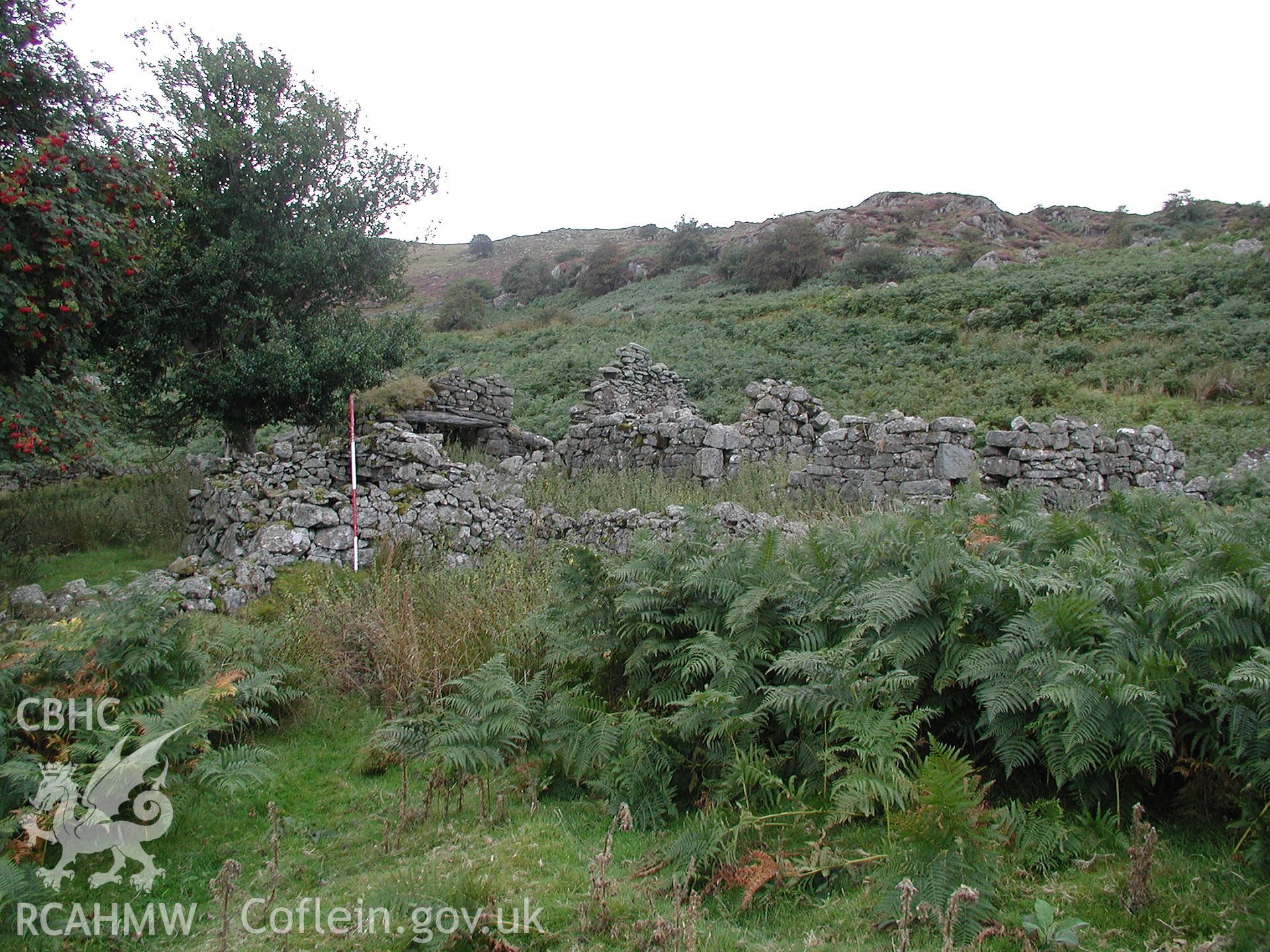 Digital photograph of Maen Eira Farmhouse taken on 09/09/2003 by Cambrian Archaeological Projects during the Eastern Snowdonia Upland Survey