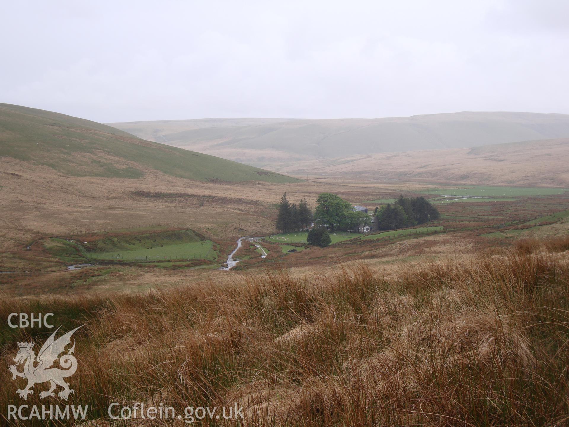 Bodtalog farmstead, looking south.