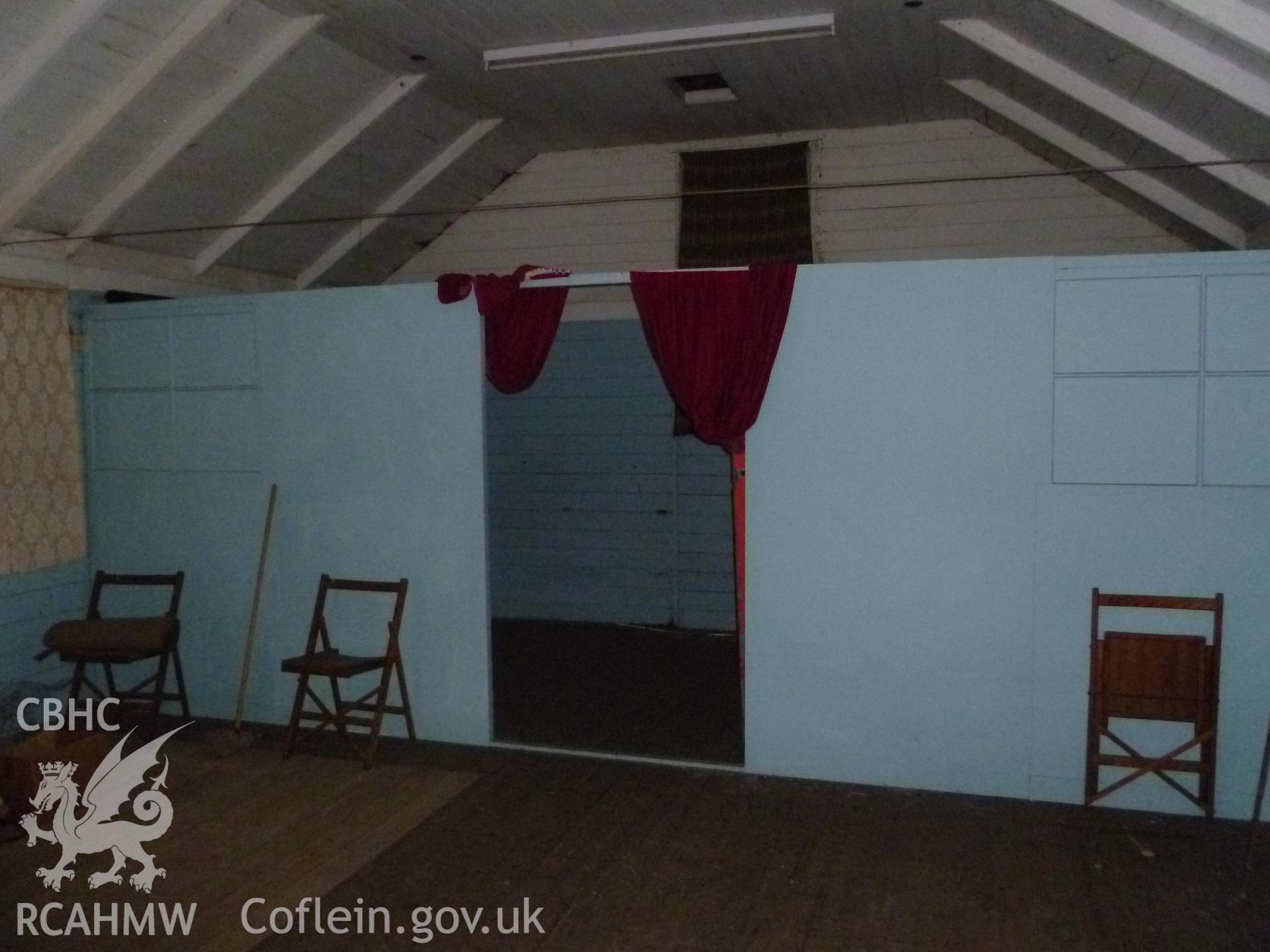 Digital image relating to Ebenezer Chapel Vestry, Goodwick, Pembrokeshire: interior.