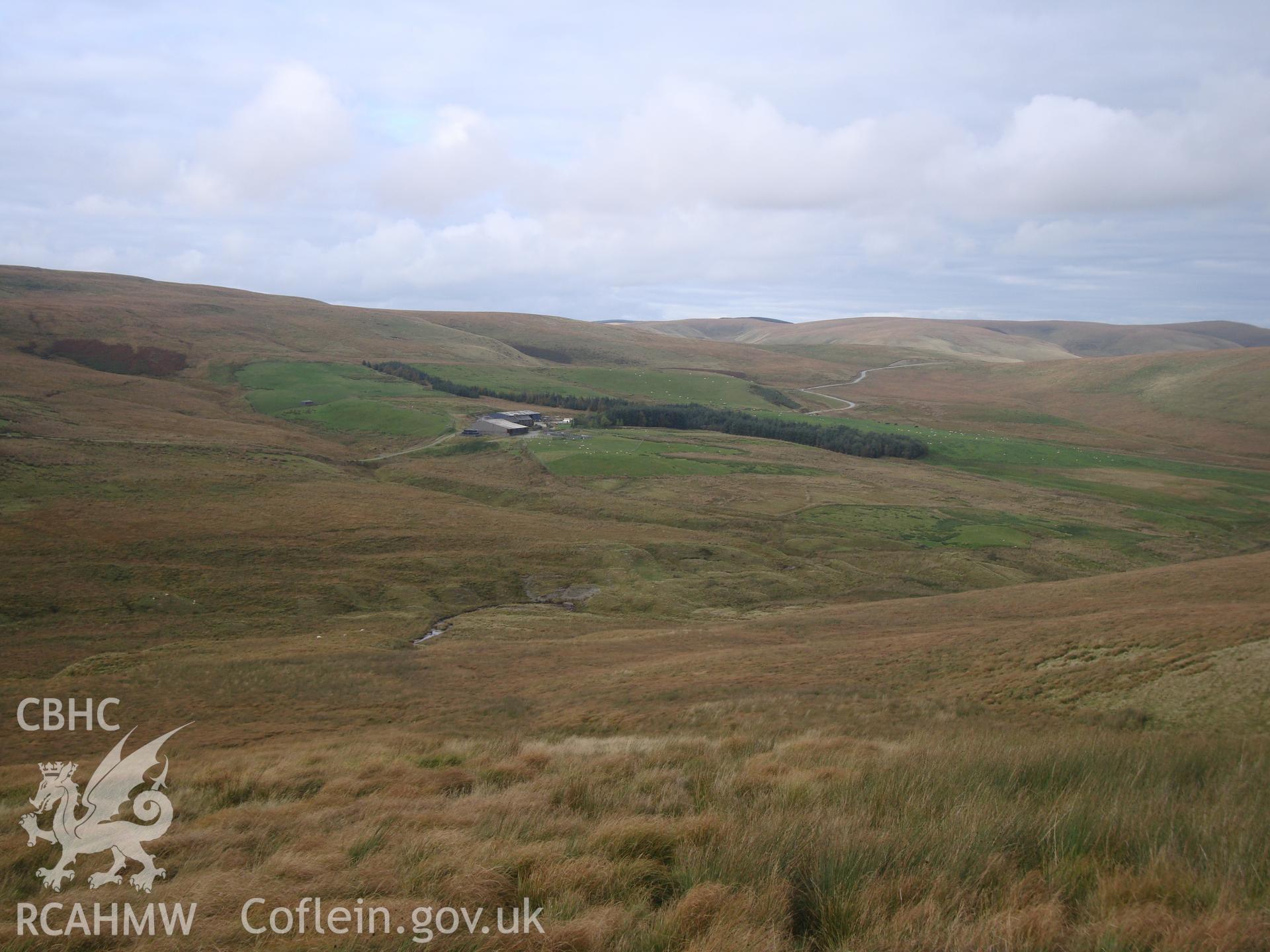 Glanhirin, looking north.