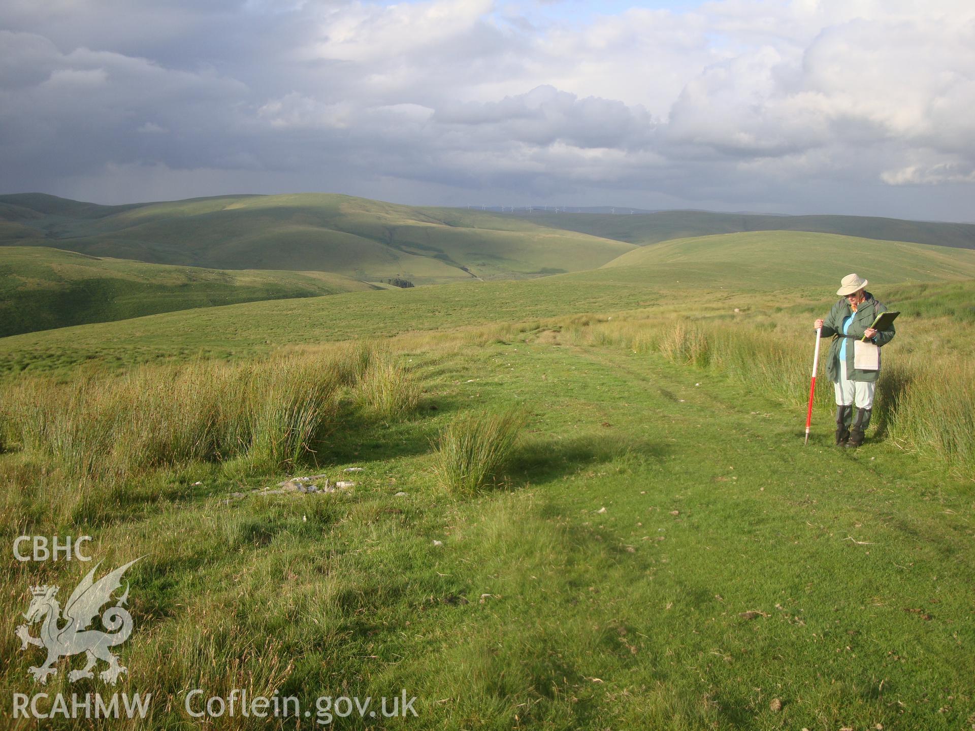 The very denuded remains of Carn Ricet, looking northeast.