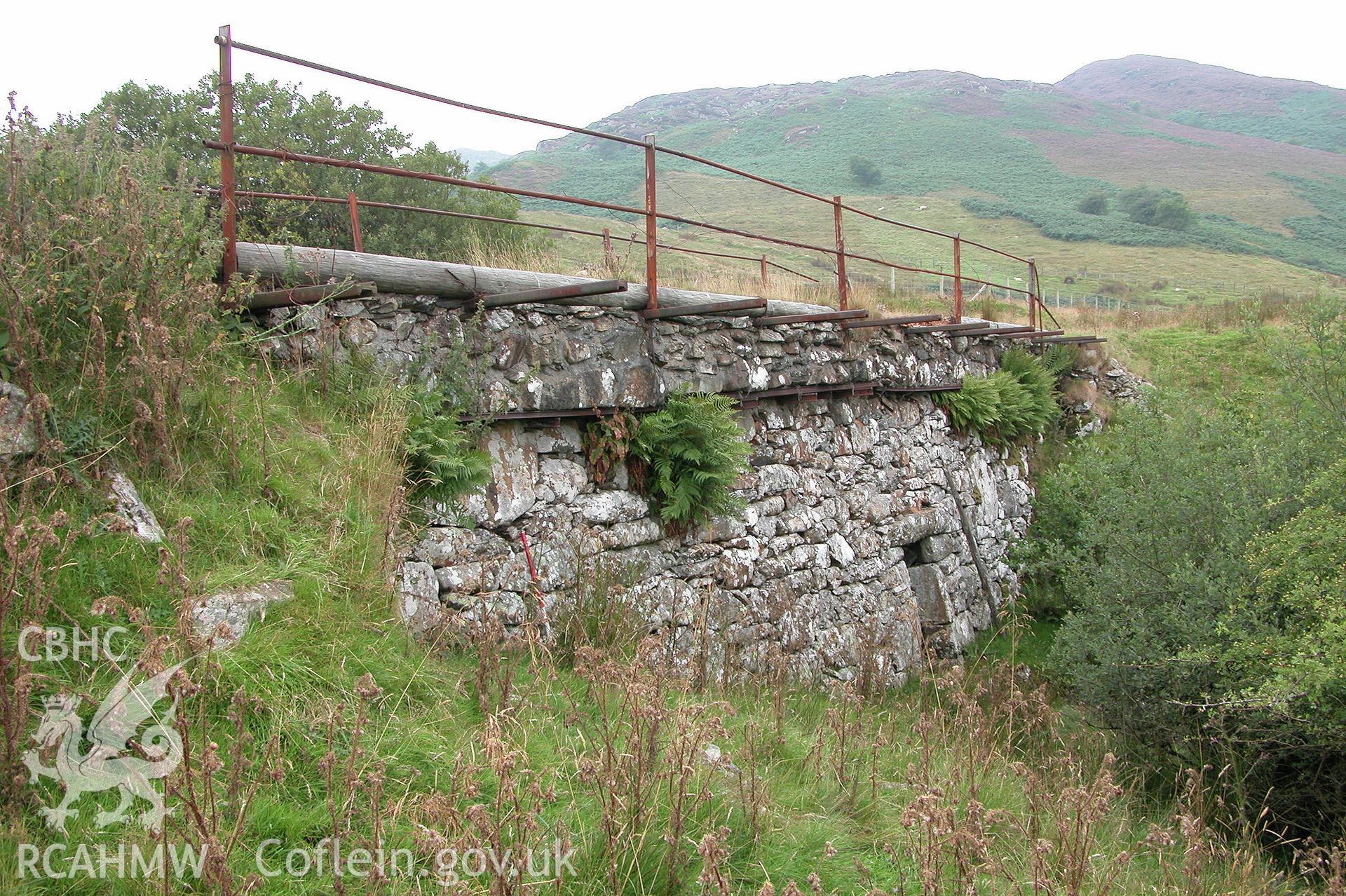 Digital photograph of Afon Porth Llwyd Bridge taken on 09/09/2003 by Cambrian Archaeological Projects during the Eastern Snowdonia Upland Survey