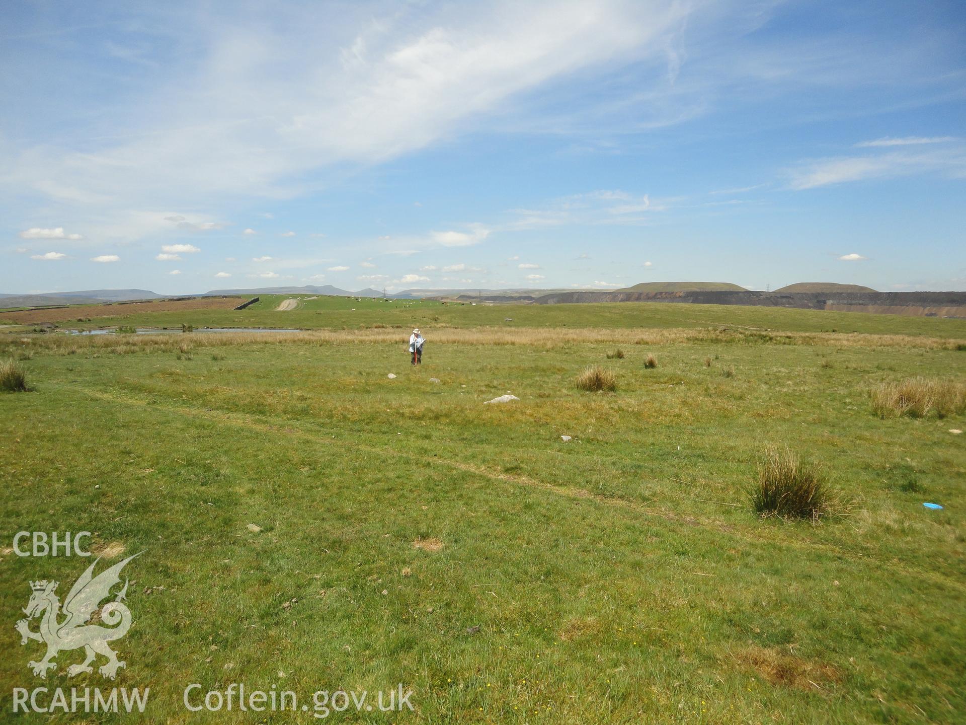 Ring cairn, looking north.
