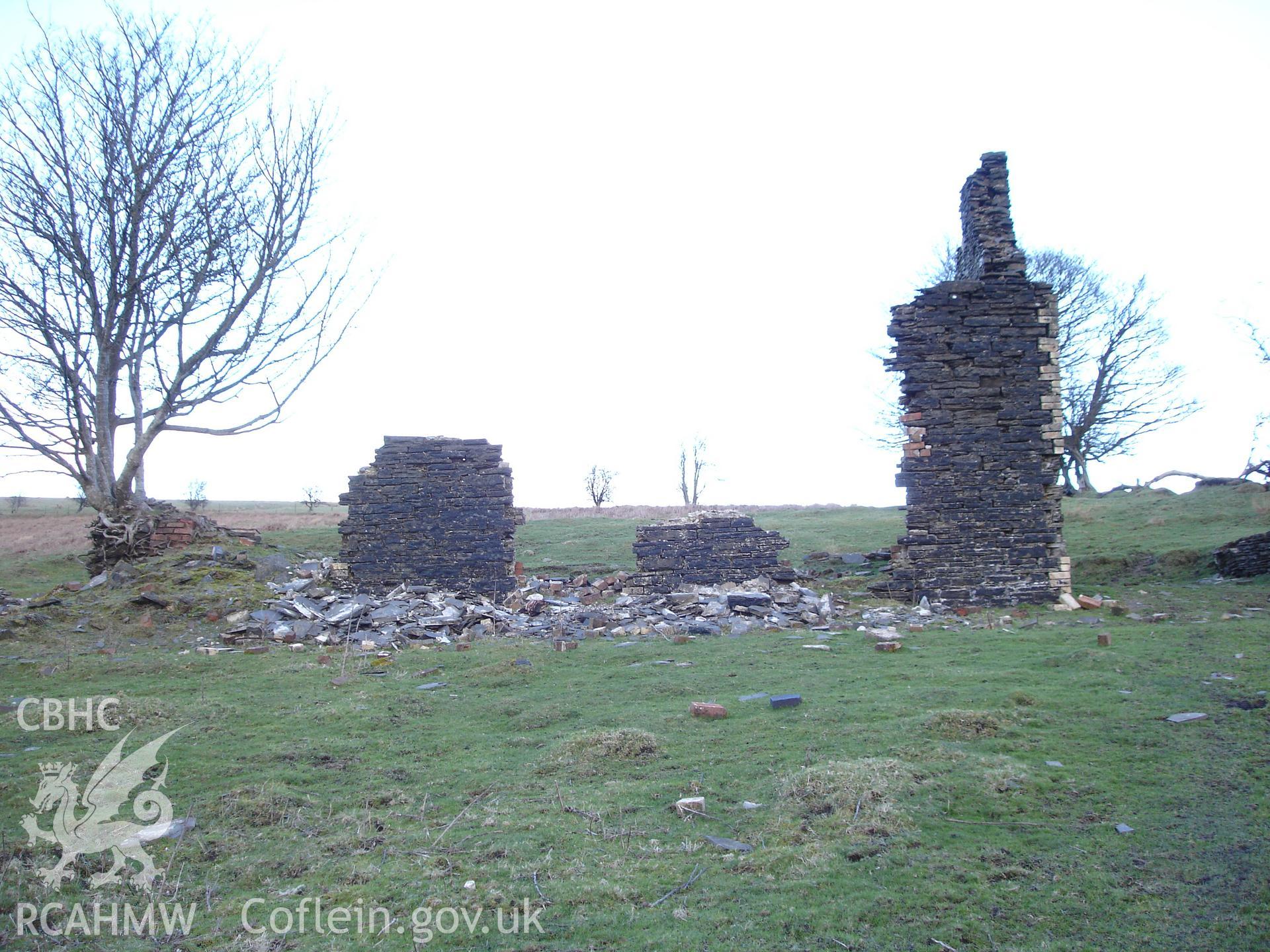 Digital colour photograph of a farmhouse at Black Yatt taken on 01/03/2007 by R.P.Sambrook during the Gwaunceste Upland Survey undertaken by Trysor.
