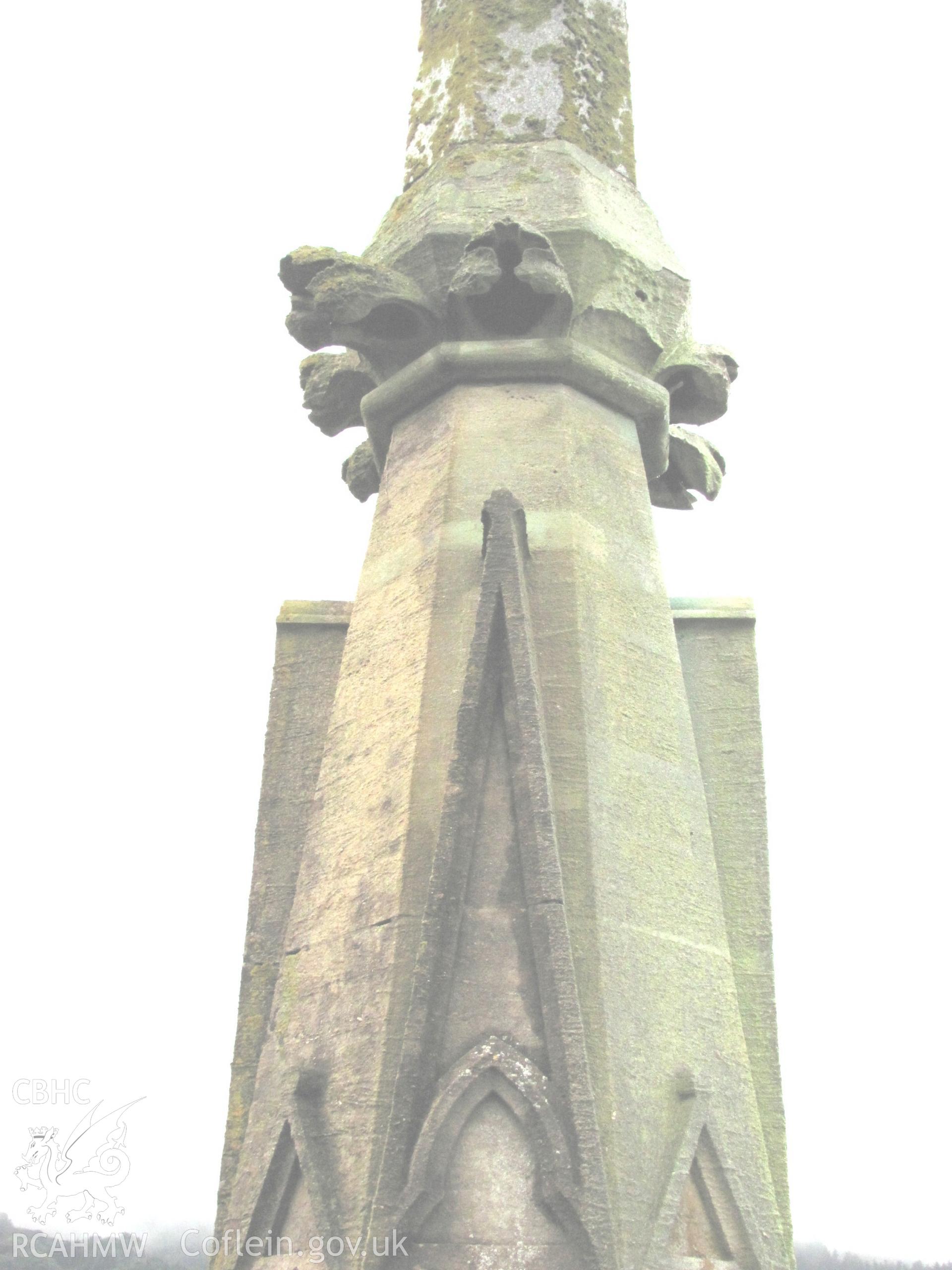 Detail of the south side of the memorial.