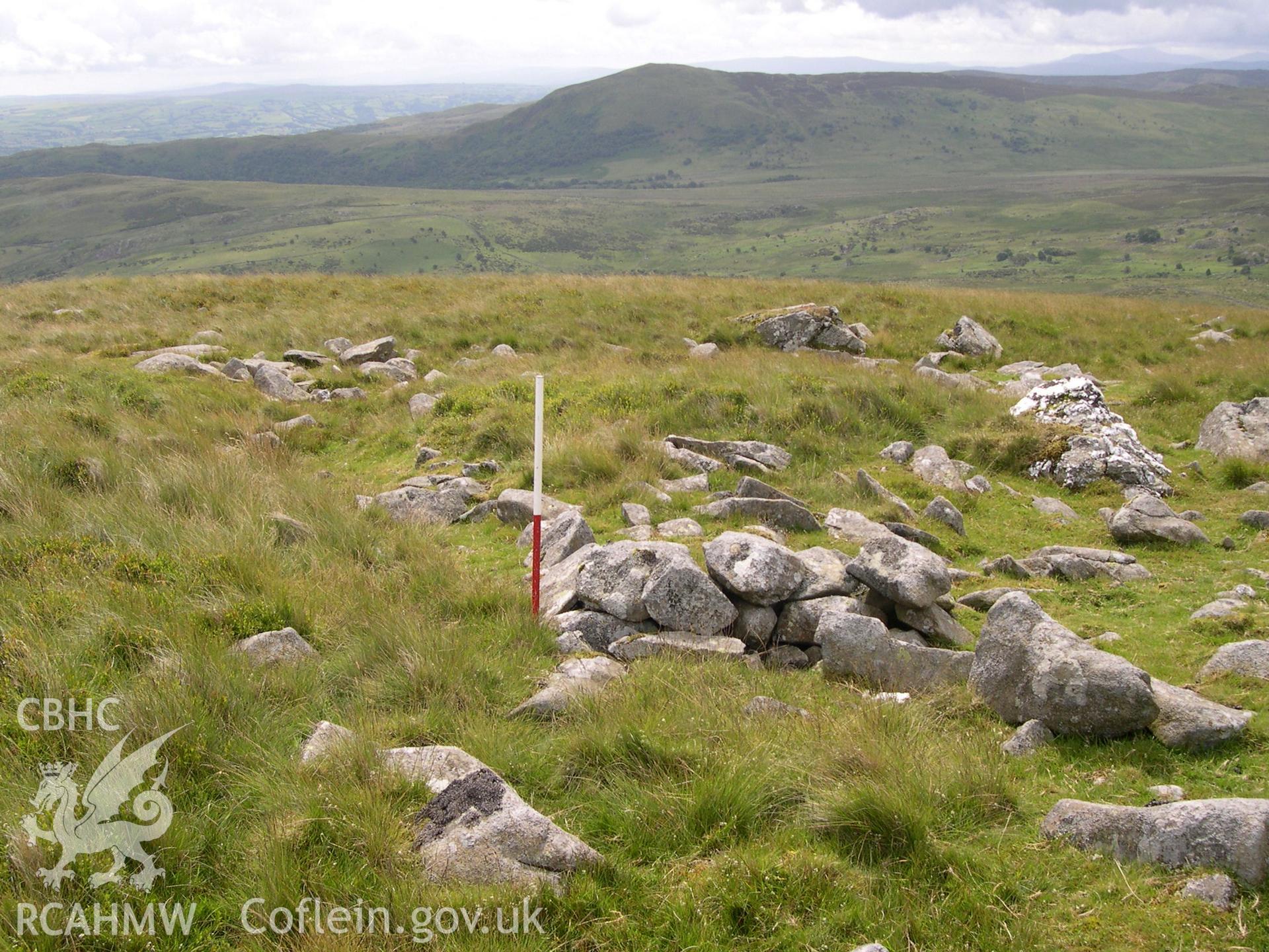 Digital photograph of Craig Cefn Coch Wall I from the South-east. Taken on 01/07/04 by A. Lane during the Eastern Snowdonia (Central) Upland Survey.
