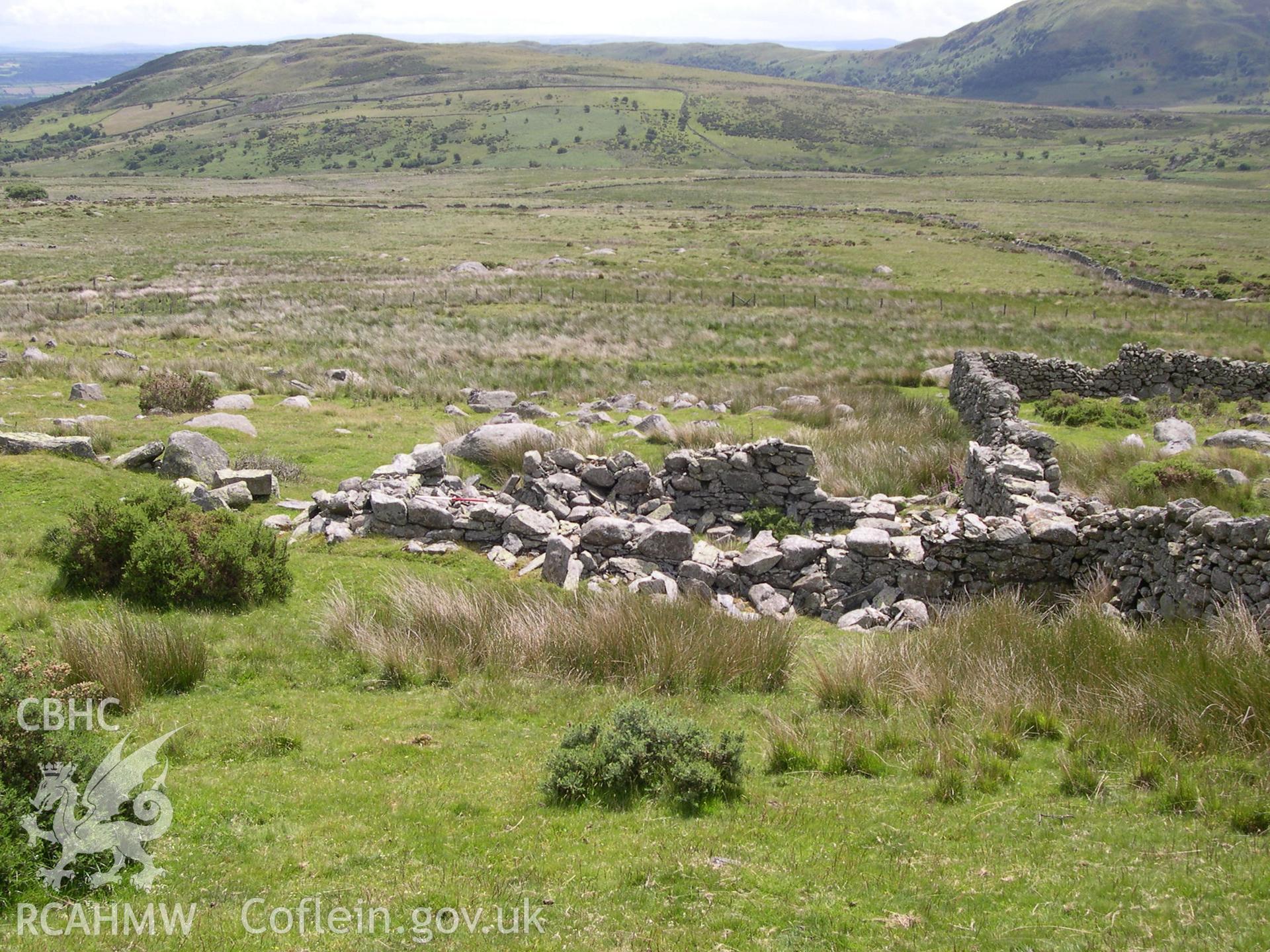 Digital photograph of Ffrith-y-bont Barn from the South-east. Taken on 02/07/04 by A. Lane during the Eastern Snowdonia (Central) Upland Survey.