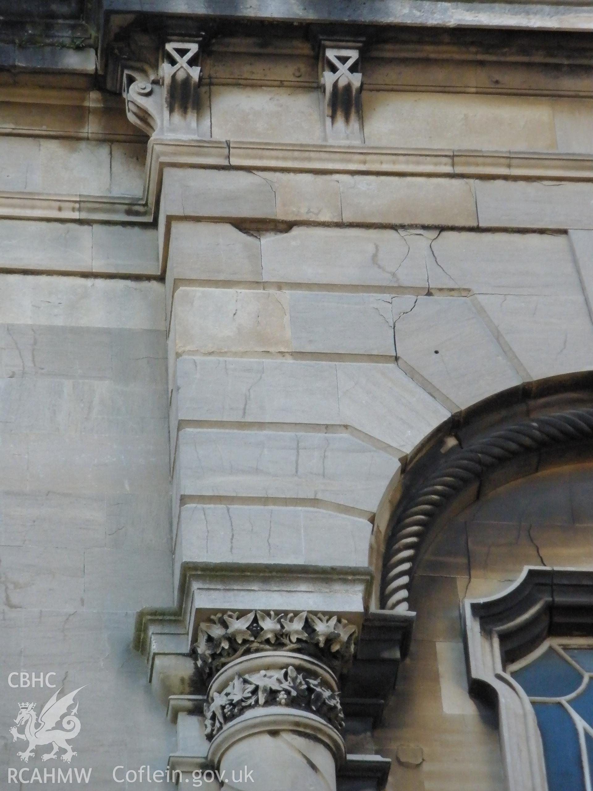 View of North Elevation - facade detail