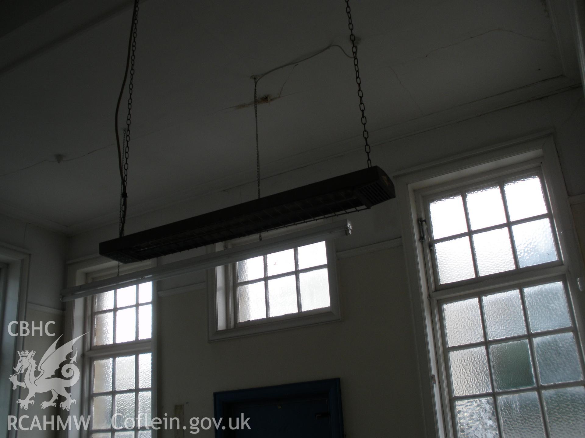 View of ground floor interior - light fitting
