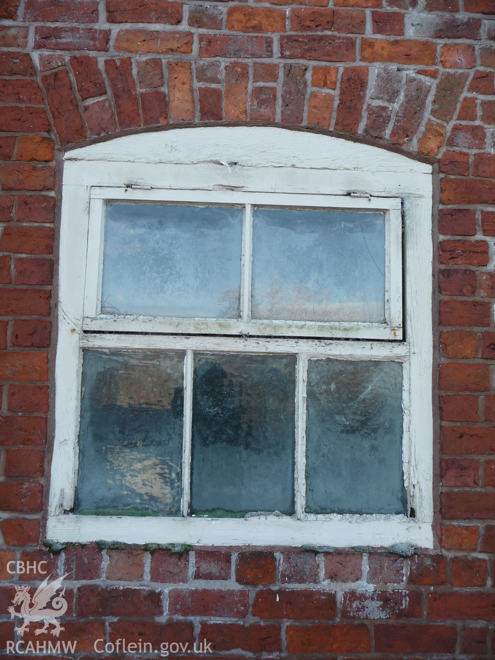Digital colour photograph showing exterior view of barn at Marchwiel Old Hall
