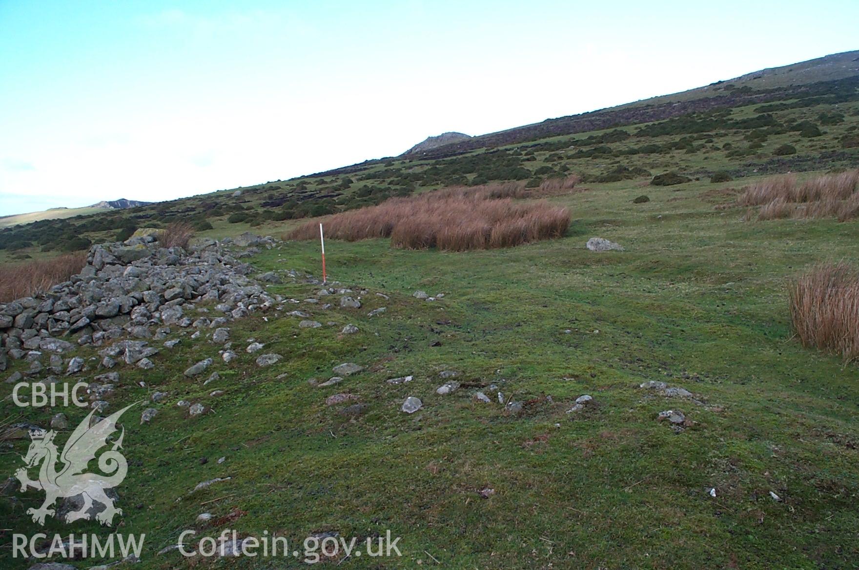 Digital photograph of Clip Yr Orsedd Enclosure from the North. Taken by P. Schofield on 27/11/2003 during the Eastern Snowdonia (North) Upland Survey.