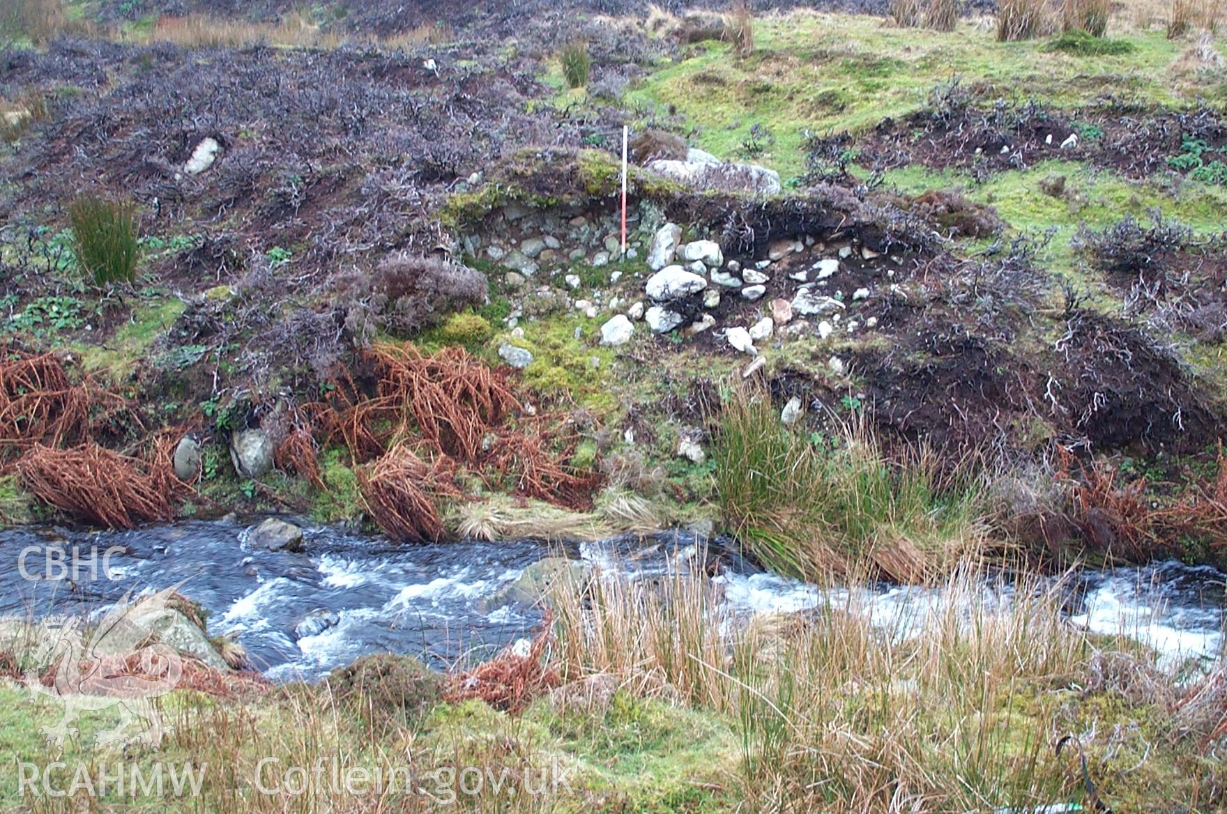 Digital photograph of Ffridd Arw Cairn II from the South-west. Taken by P. Schofield on 21/01/2004 during the Eastern Snowdonia (North) Upland Survey.
