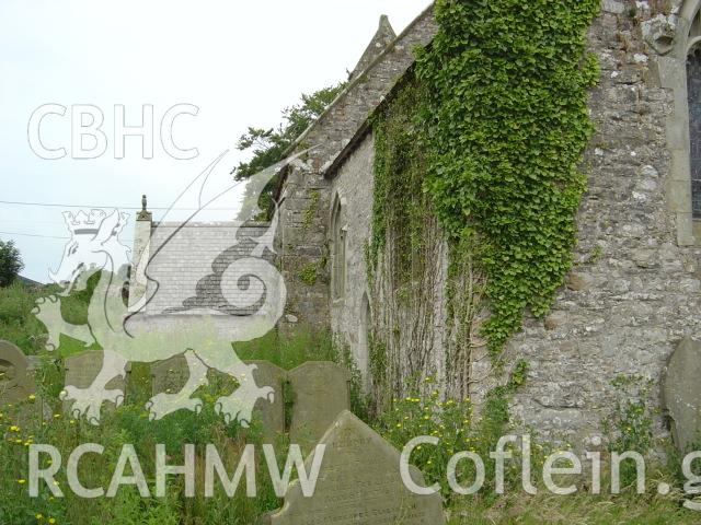 Exterior view of Tythegston Church, taken by Care Design, 2008.