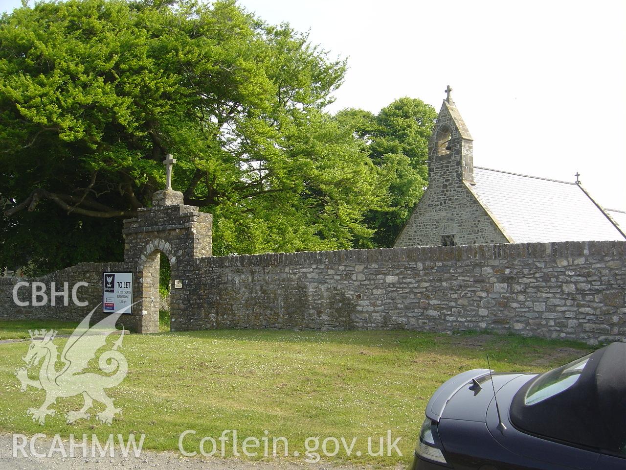 General view at Tythegston Church, taken by Care Design, April 2010.