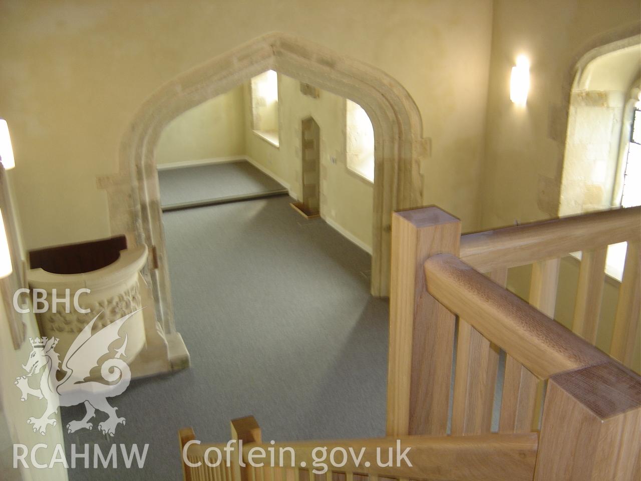 Interior view at Tythegston Church, taken by Care Design, April 2010.